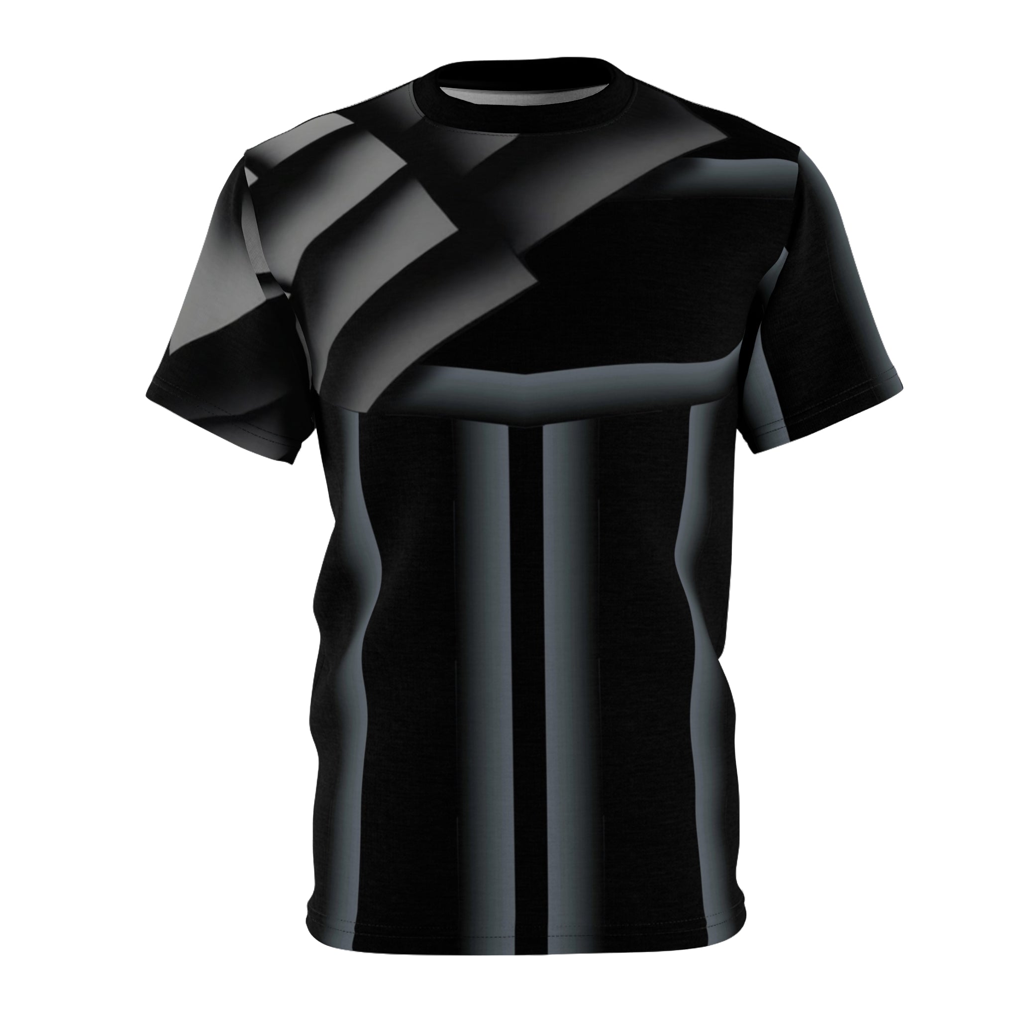 Gray Cube,Unisex Cut & Sew Tee (AOP)