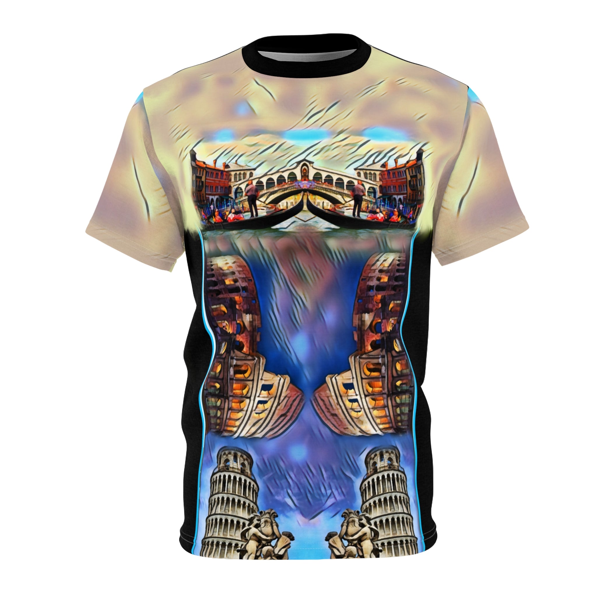 Italy,for men,Unisex Cut & Sew Tee (AOP)