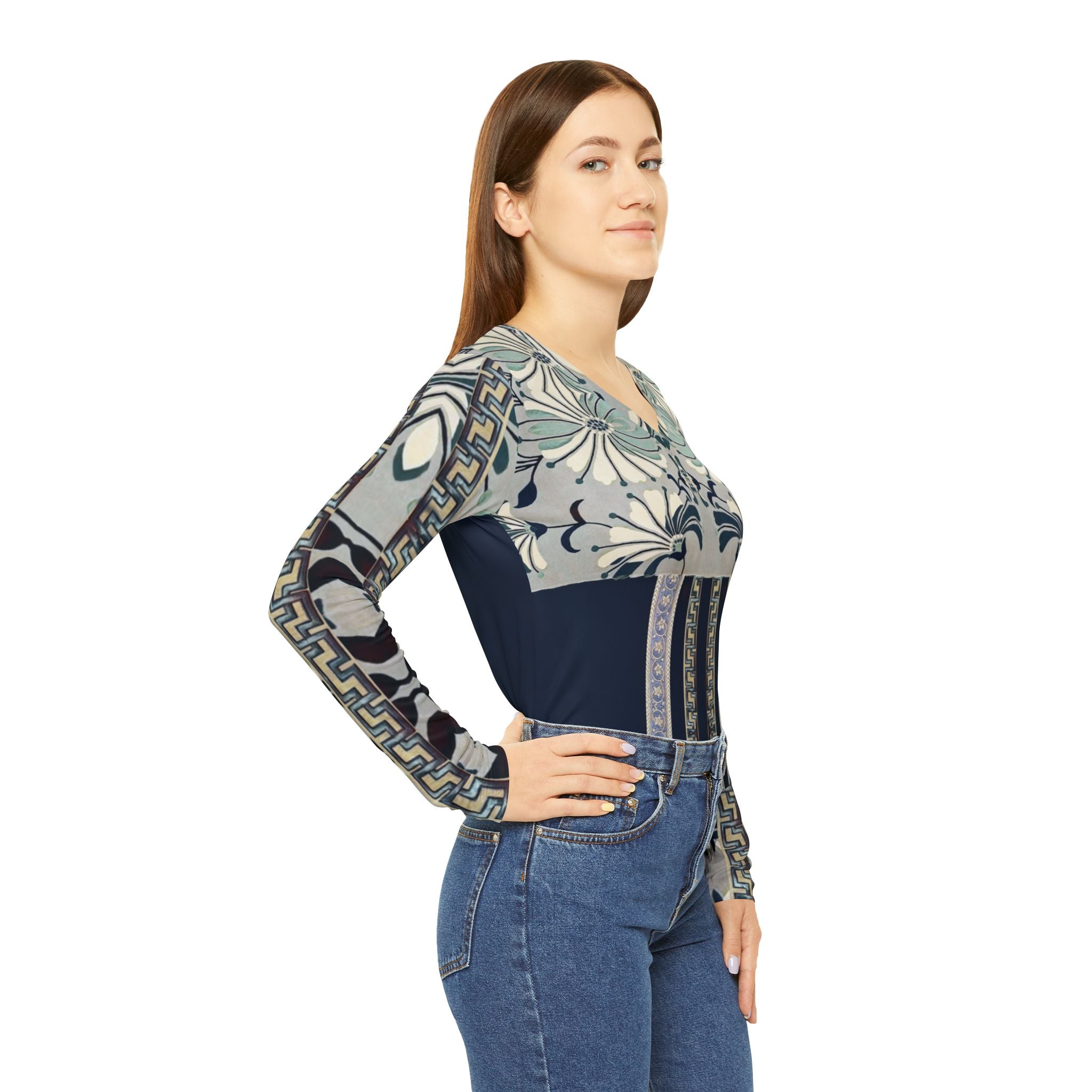 Blue flower,Boho Chic Women&