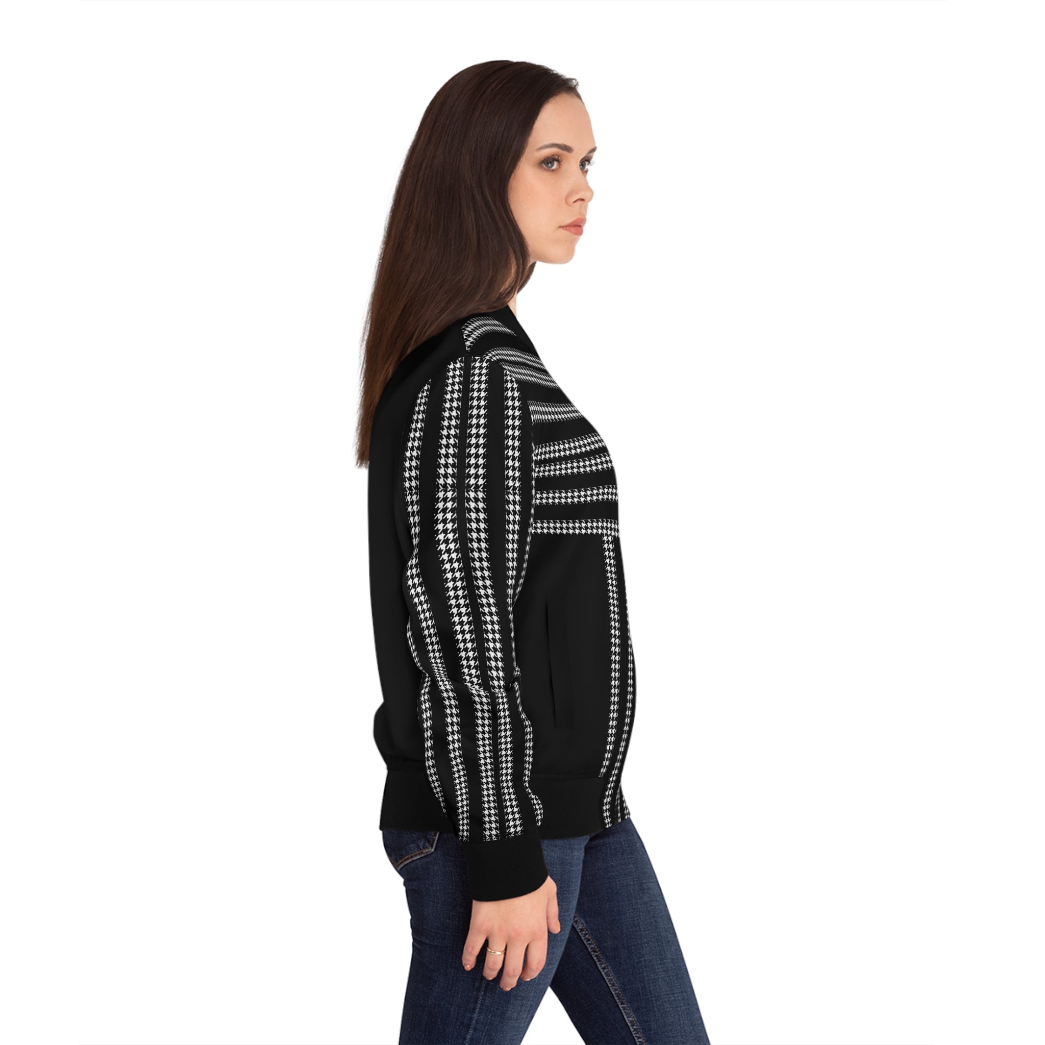 Bomber Jacket - Monochrome Women&
