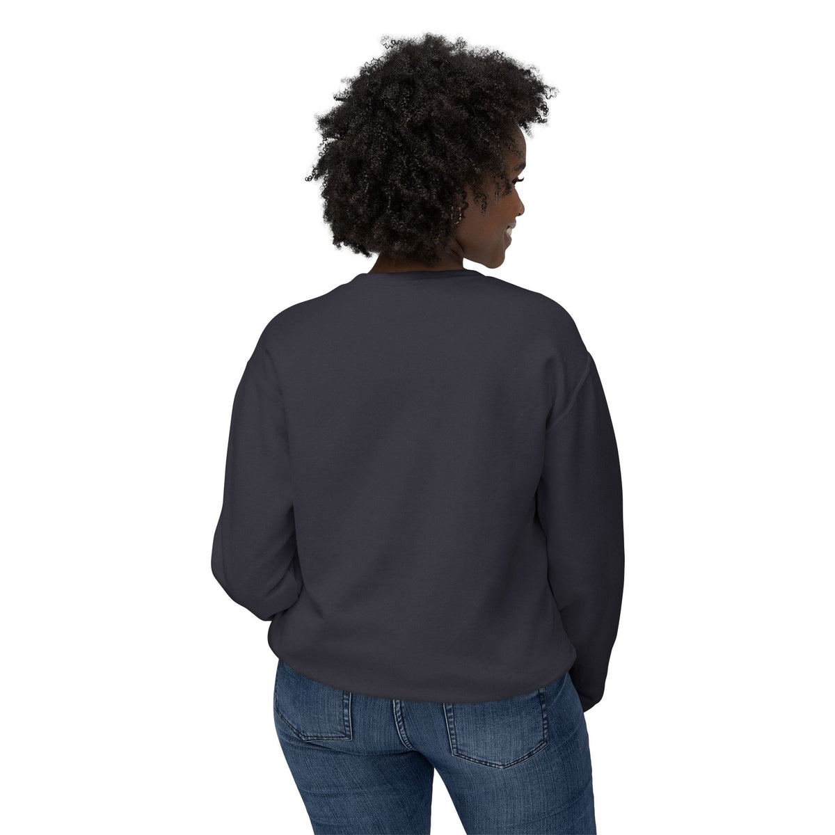 Moon.Unisex Lightweight Crewneck Sweatshirt