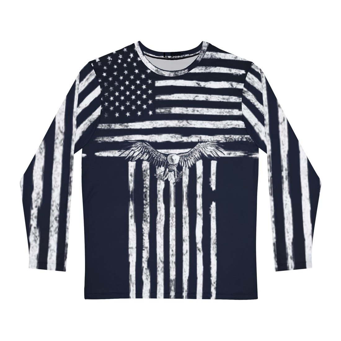 Long Sleeve Shirt with USA Flag Design