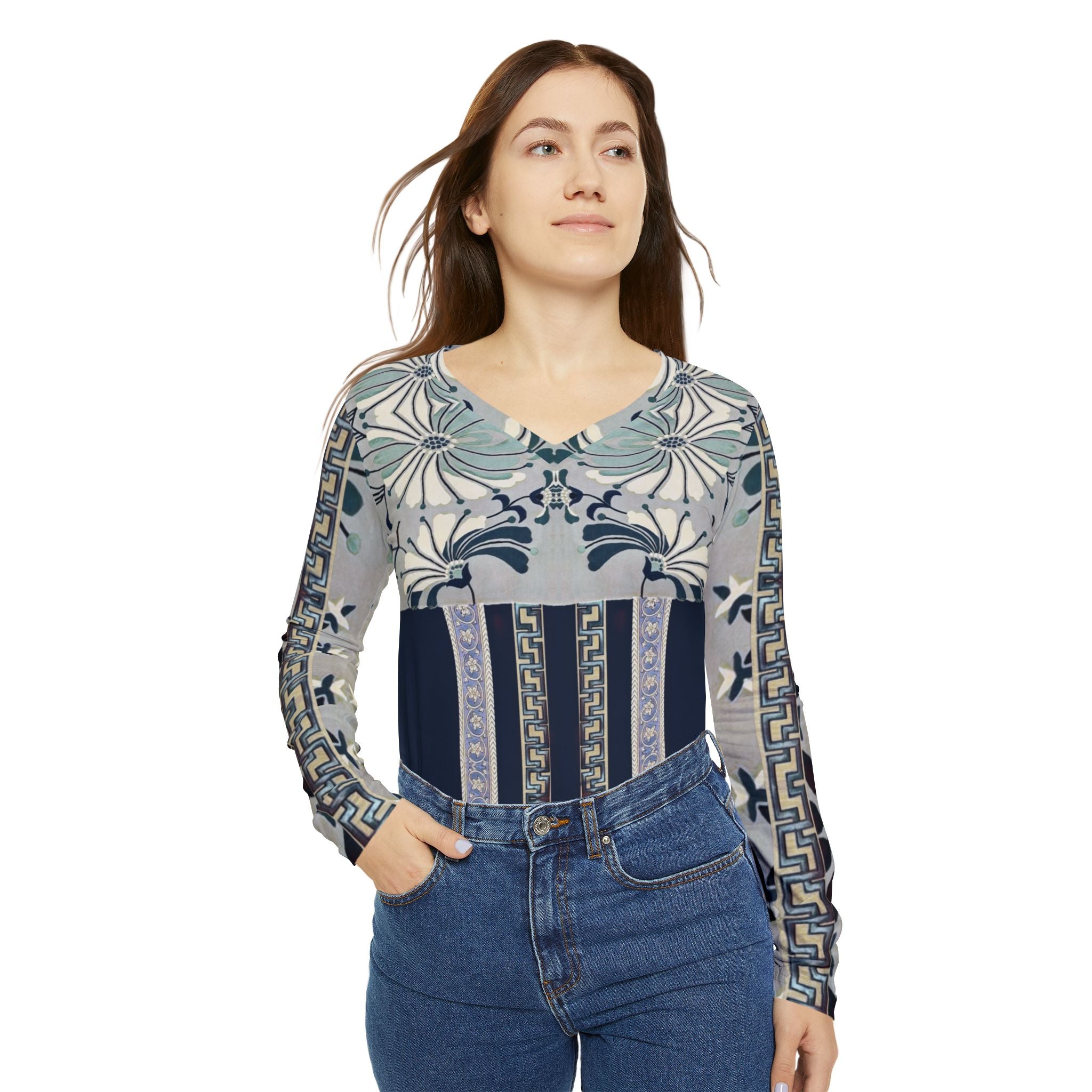 Blue flower,Boho Chic Women&