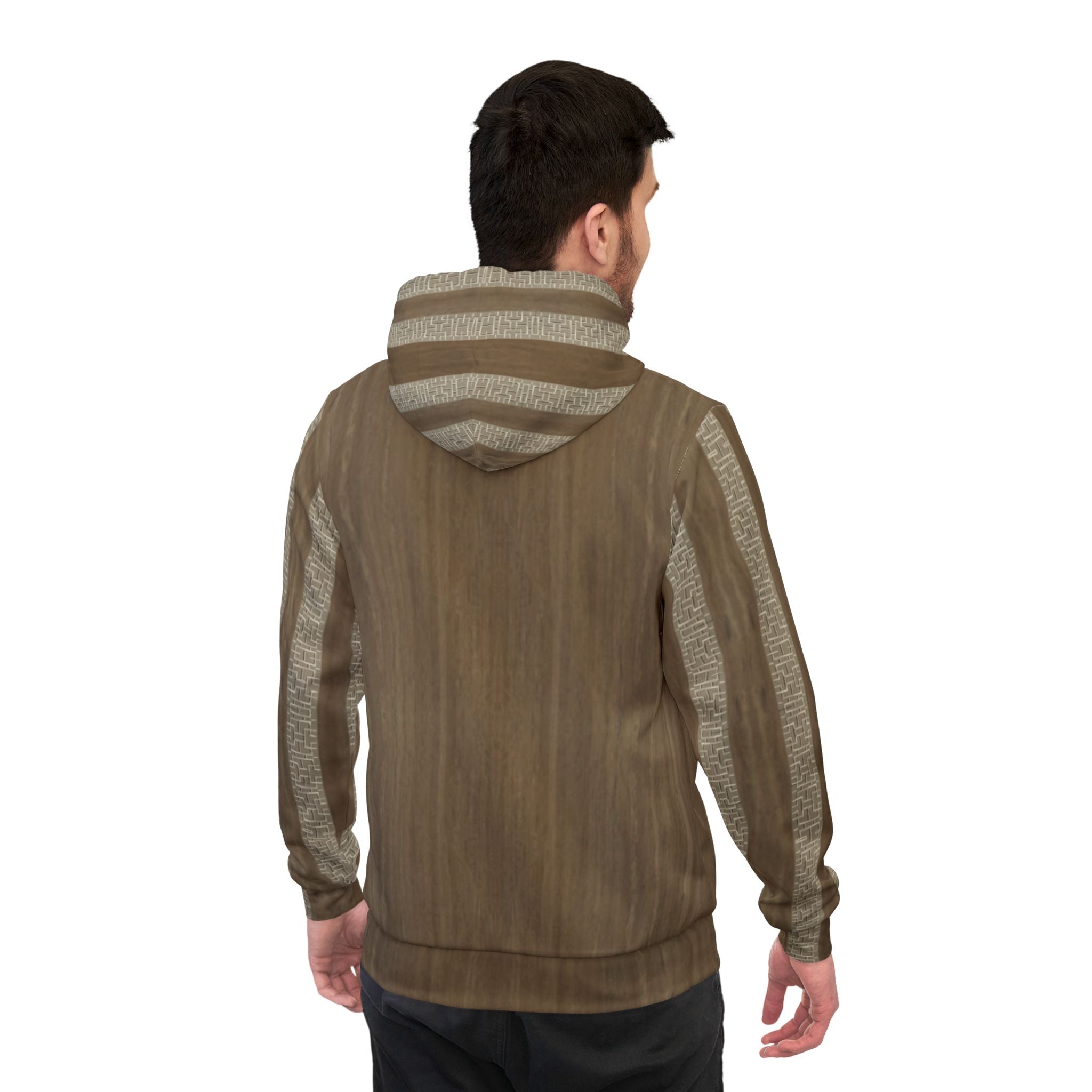 Cream Cube Athletic Hoodie