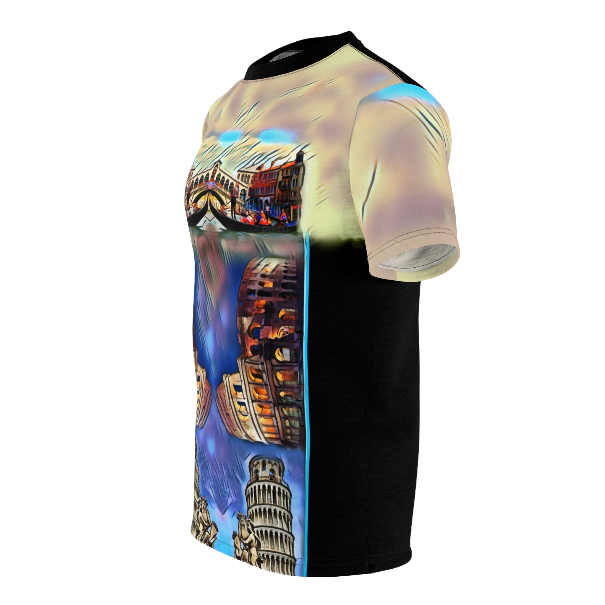 Italy,for men,Unisex Cut & Sew Tee (AOP)