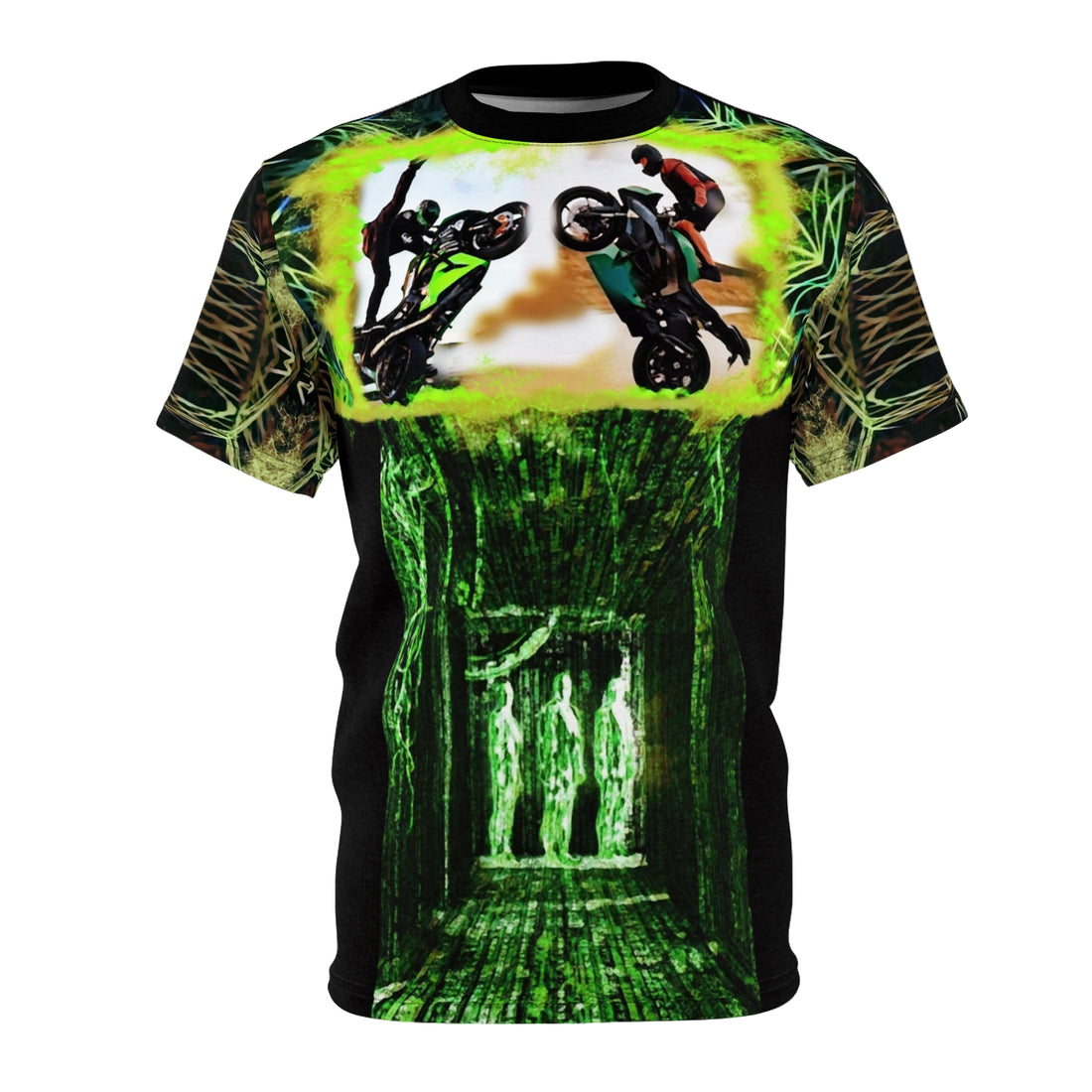 Sport Motorcyles,for men,Unisex Cut & Sew Tee (AOP)