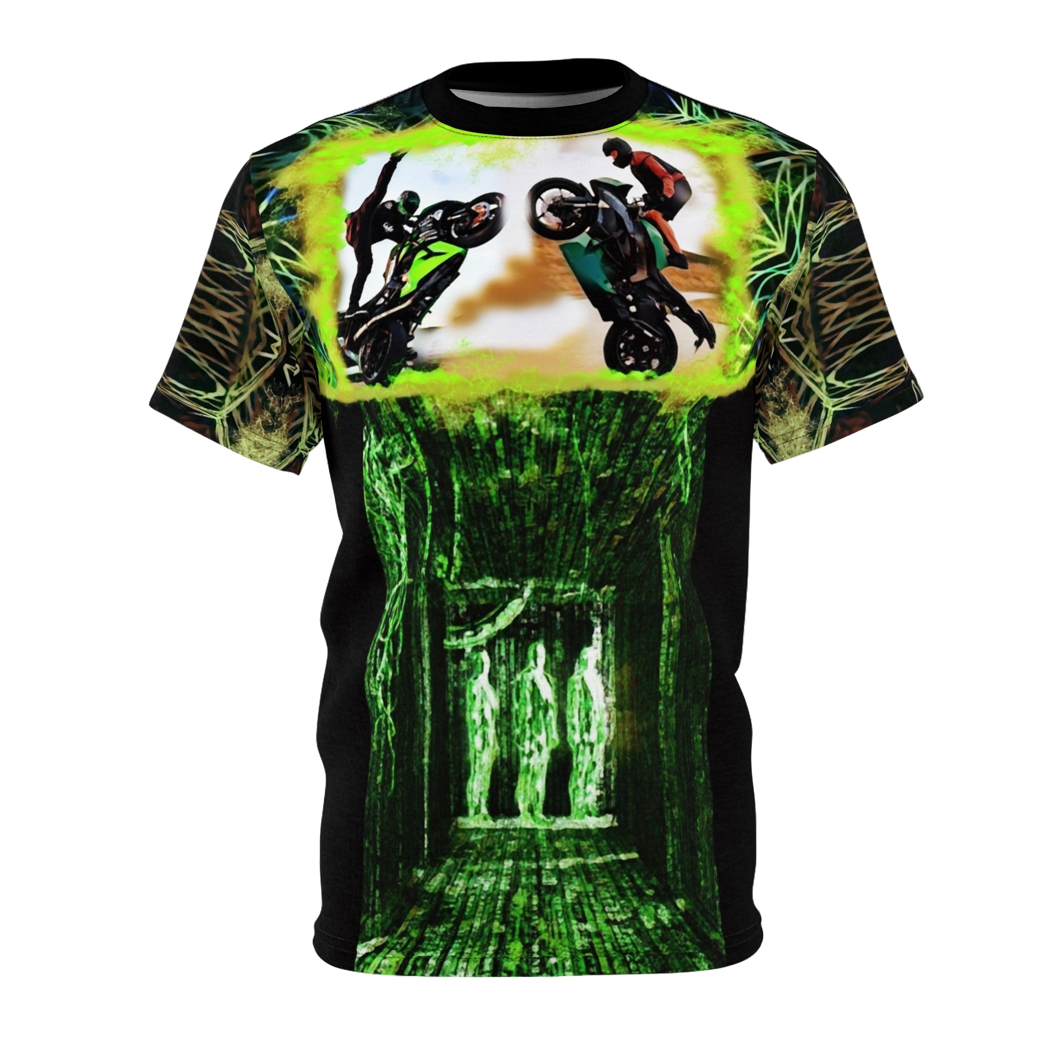 Sport Motorcyles,for men,Unisex Cut & Sew Tee (AOP)
