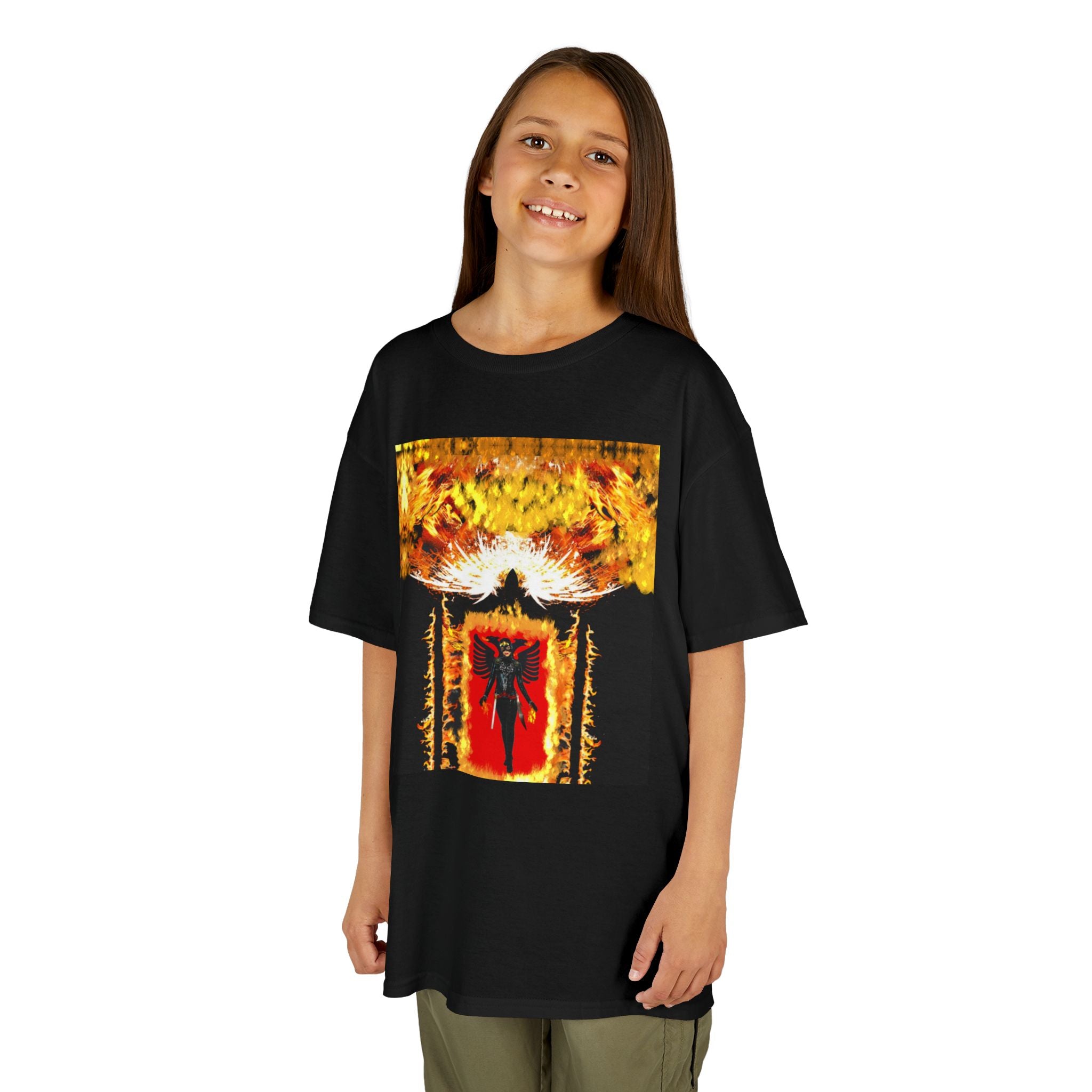 2 Eaglewoman,Kids Graphic Tee for Bold Young Trendsetters, Cool Summer Outfits, Party Wear, Gift for Boys and Girls, Trendy Kids Fashion