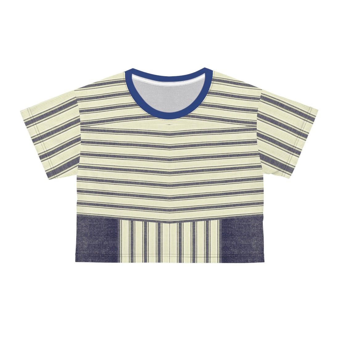 Blue Jeans Crop Tee
