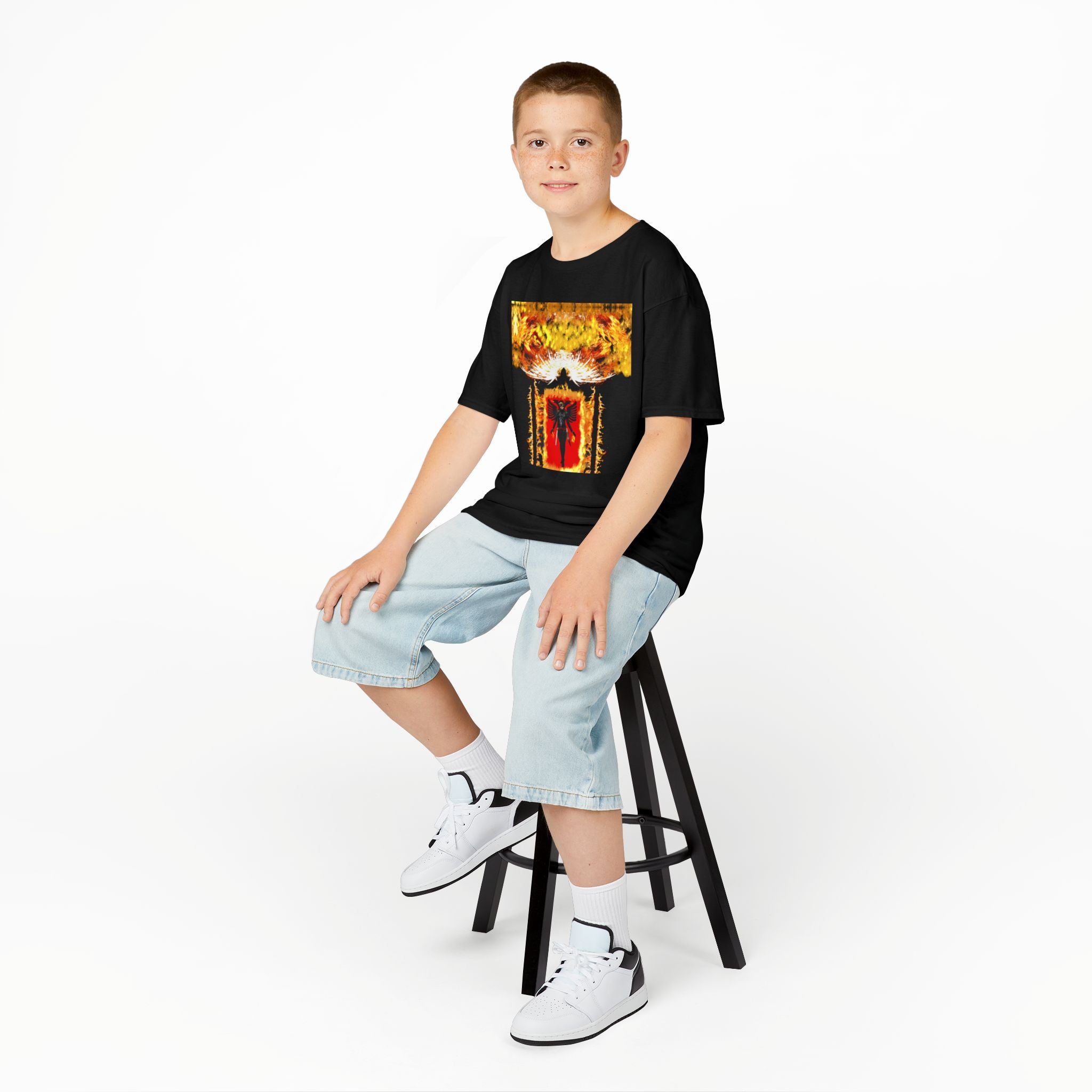 2 Eaglewoman,Kids Graphic Tee for Bold Young Trendsetters, Cool Summer Outfits, Party Wear, Gift for Boys and Girls, Trendy Kids Fashion