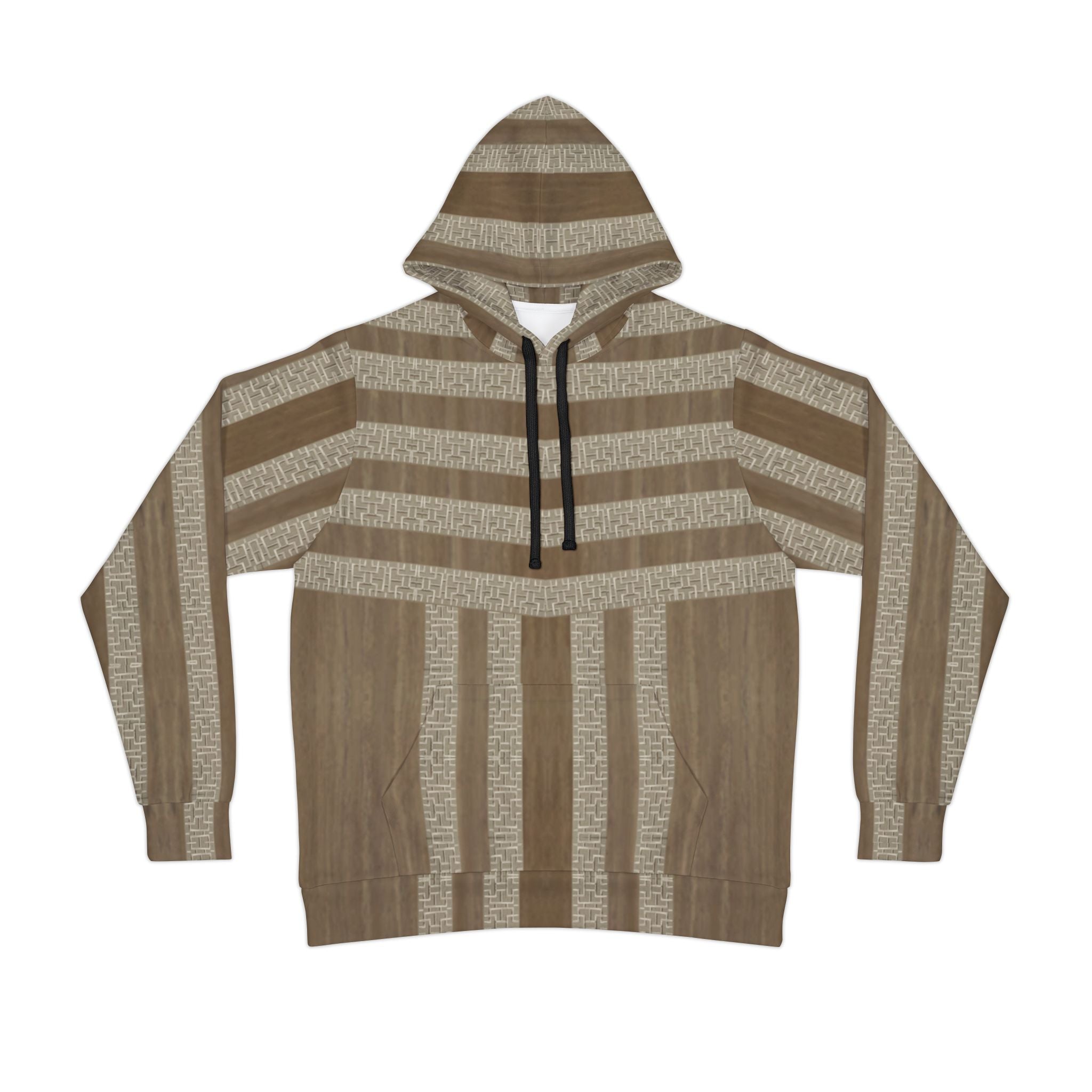 Cream Cube Athletic Hoodie