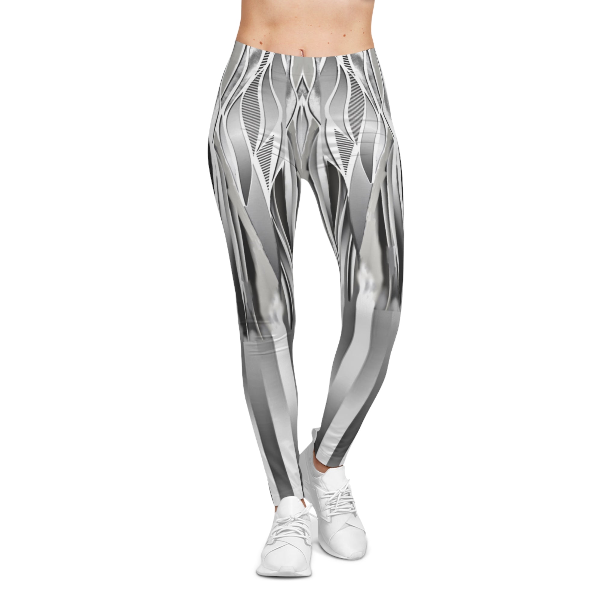 Gray leaf,Stylish Women&