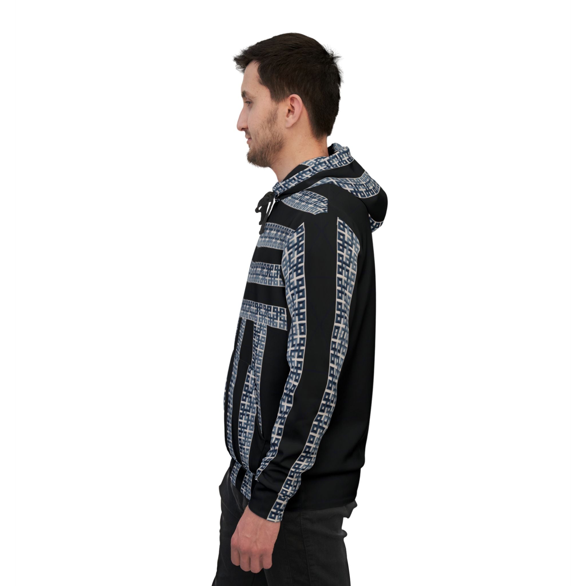 Blue Cube Athletic Hoodie