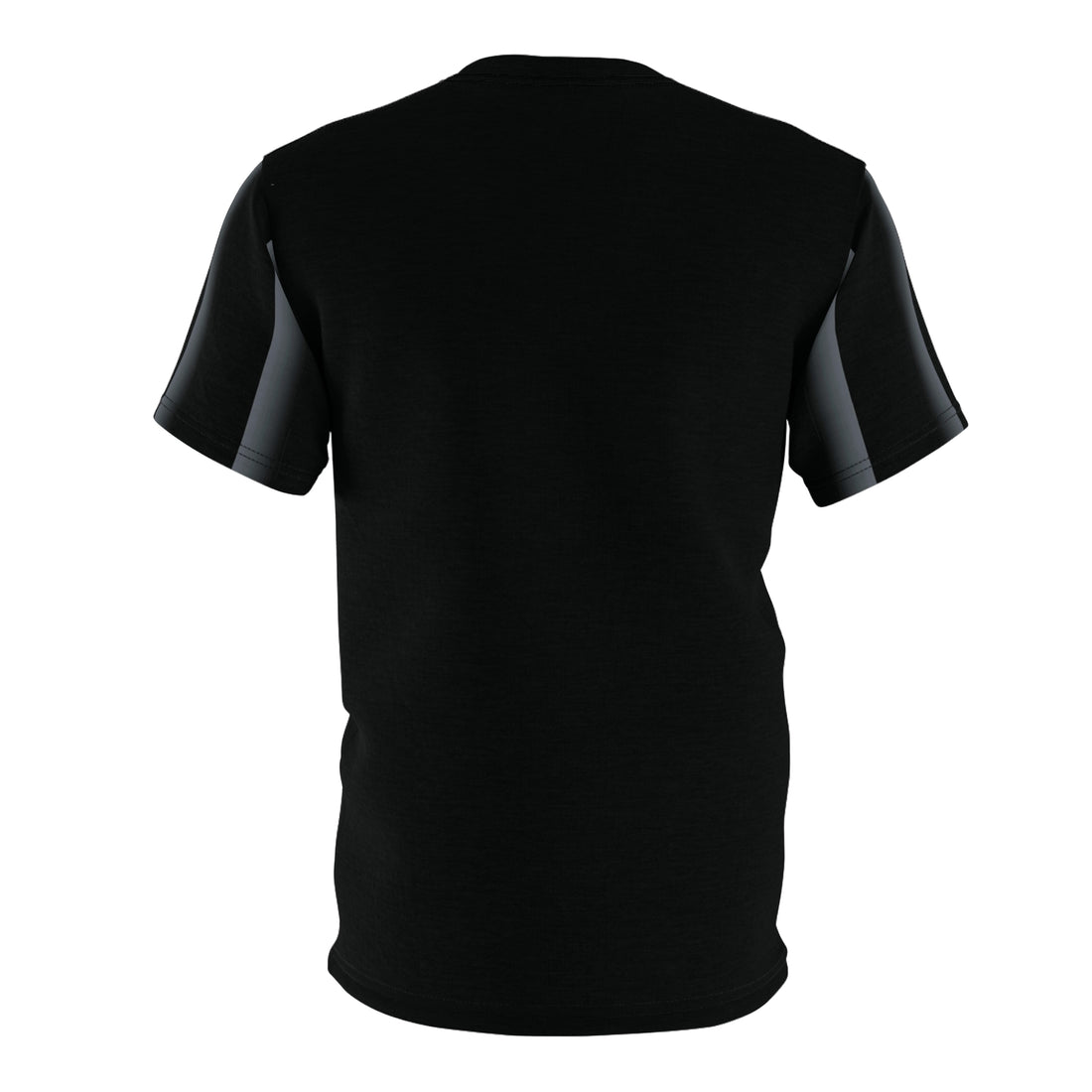 Gray 3D,Unisex Cut & Sew Tee (AOP)