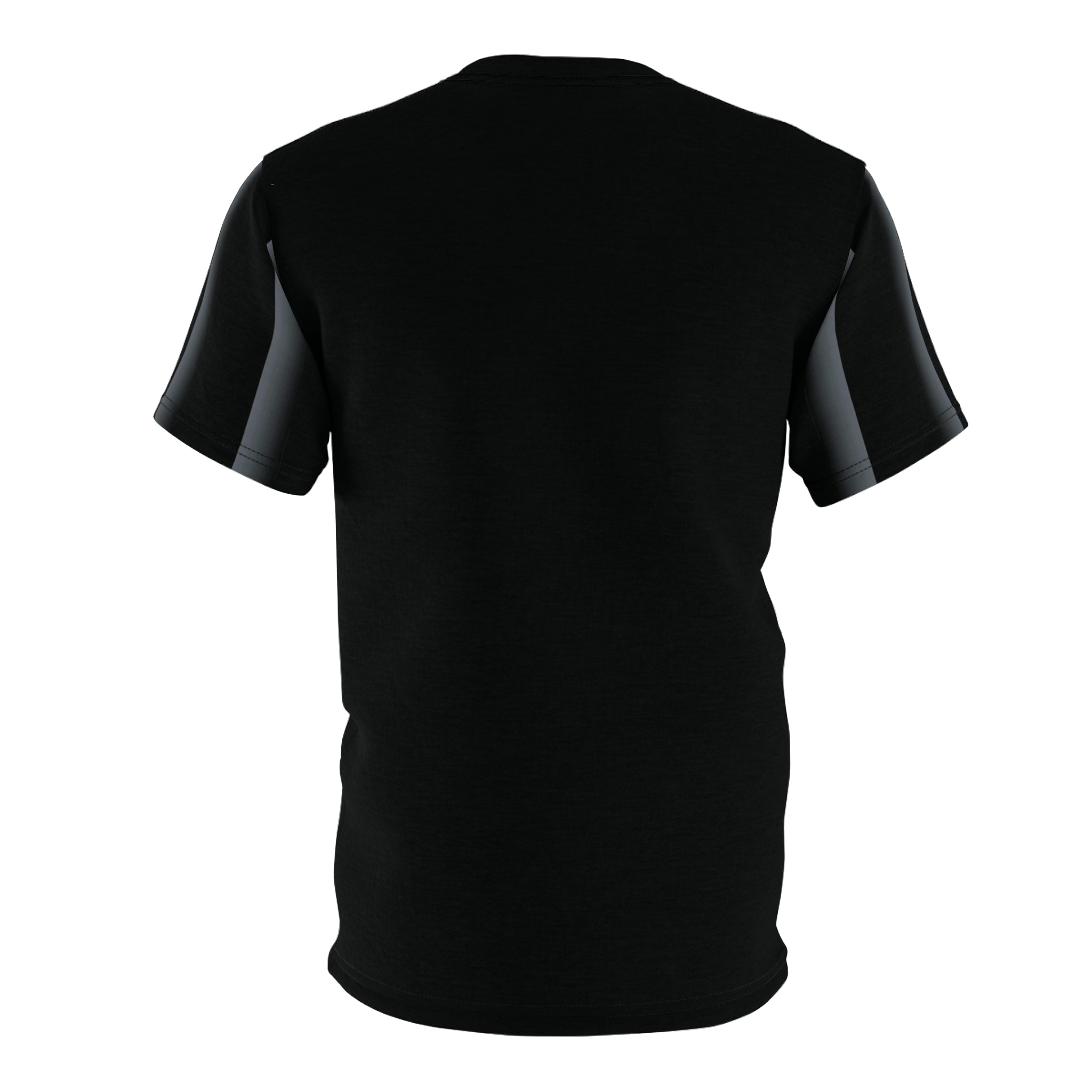 Gray 3D,Unisex Cut & Sew Tee (AOP)