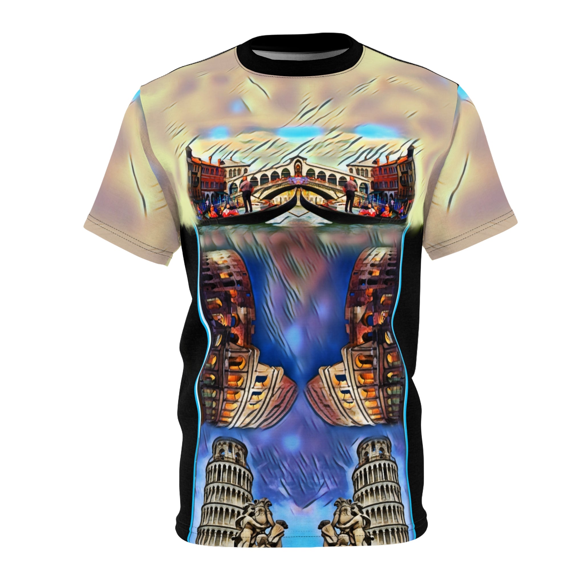 Italy,for men,Unisex Cut & Sew Tee (AOP)