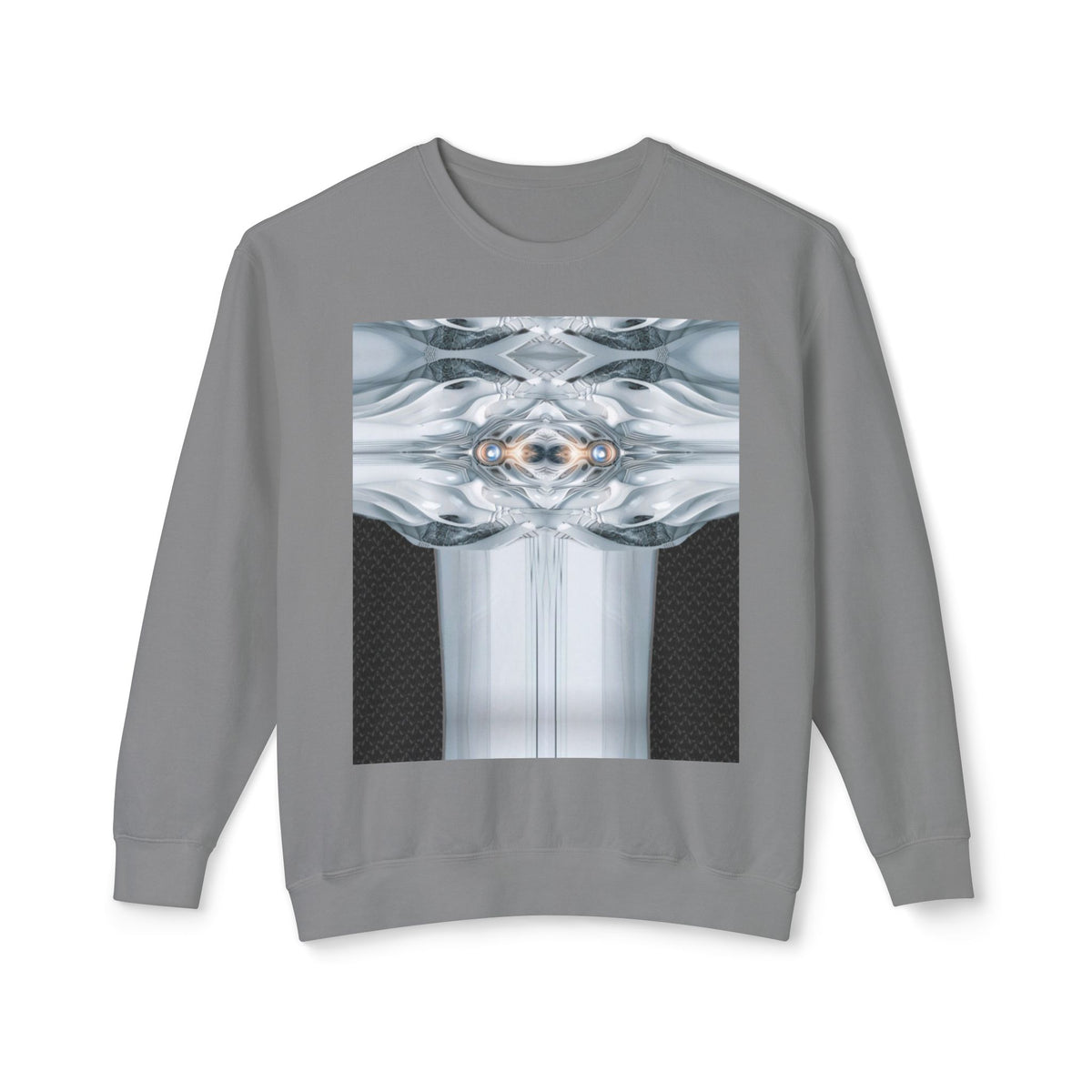 Moon.Unisex Lightweight Crewneck Sweatshirt