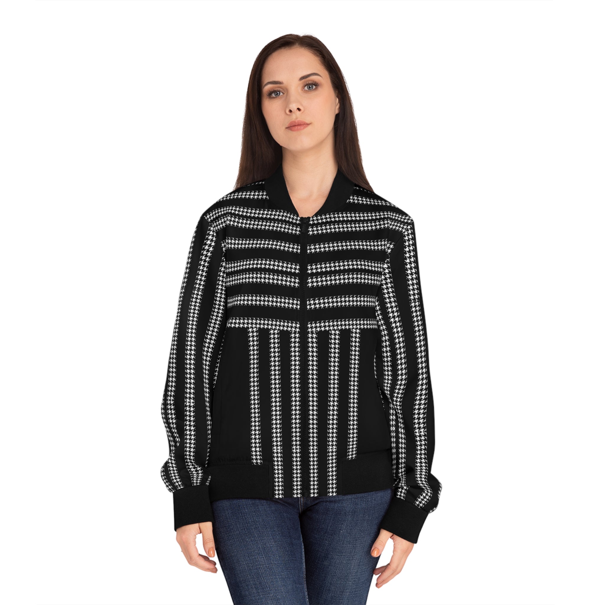 Bomber Jacket - Monochrome Women&