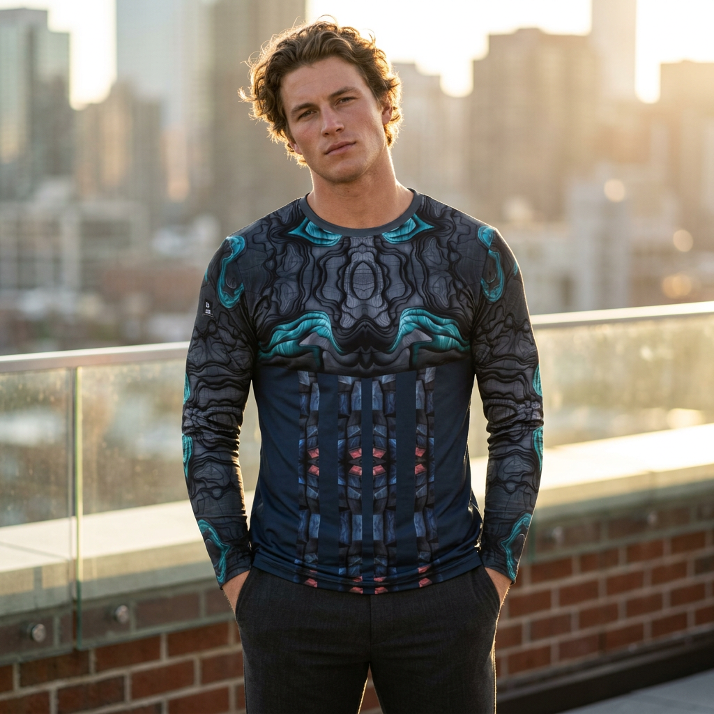 Teal wood.Men&