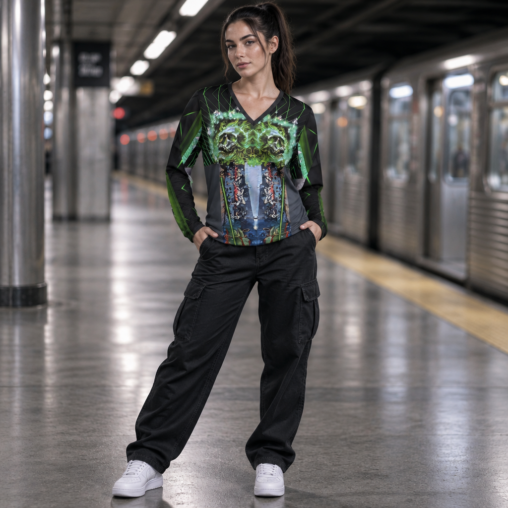 Green skeleton .Women&