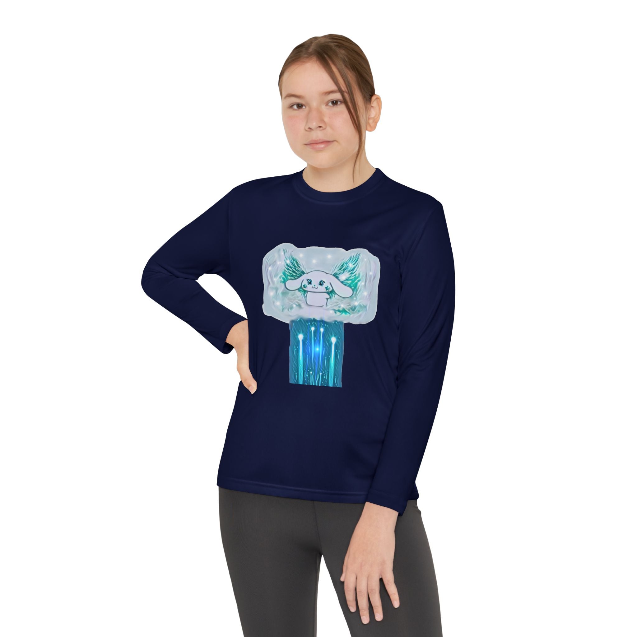 Long Sleeve Tee - Sky the Bunny Design