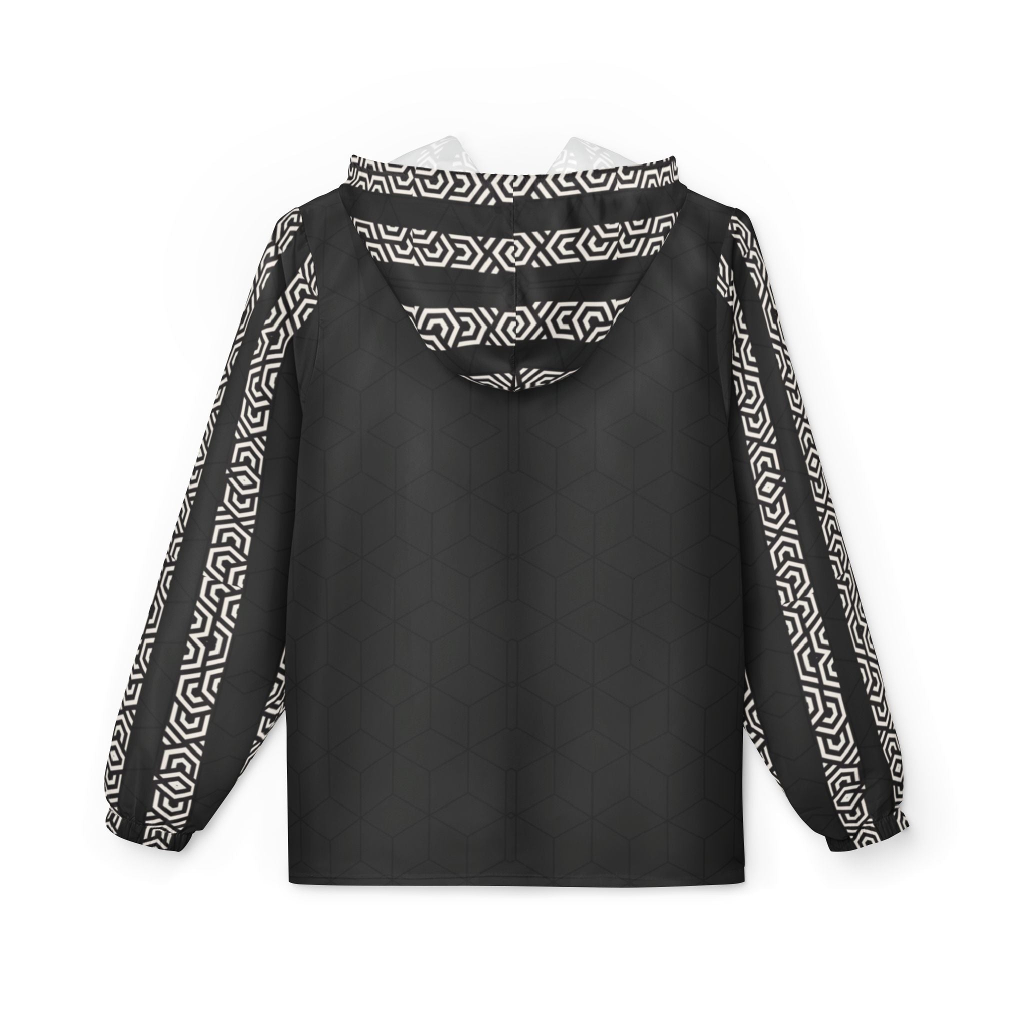 Windbreaker Jacket - White Cube Design