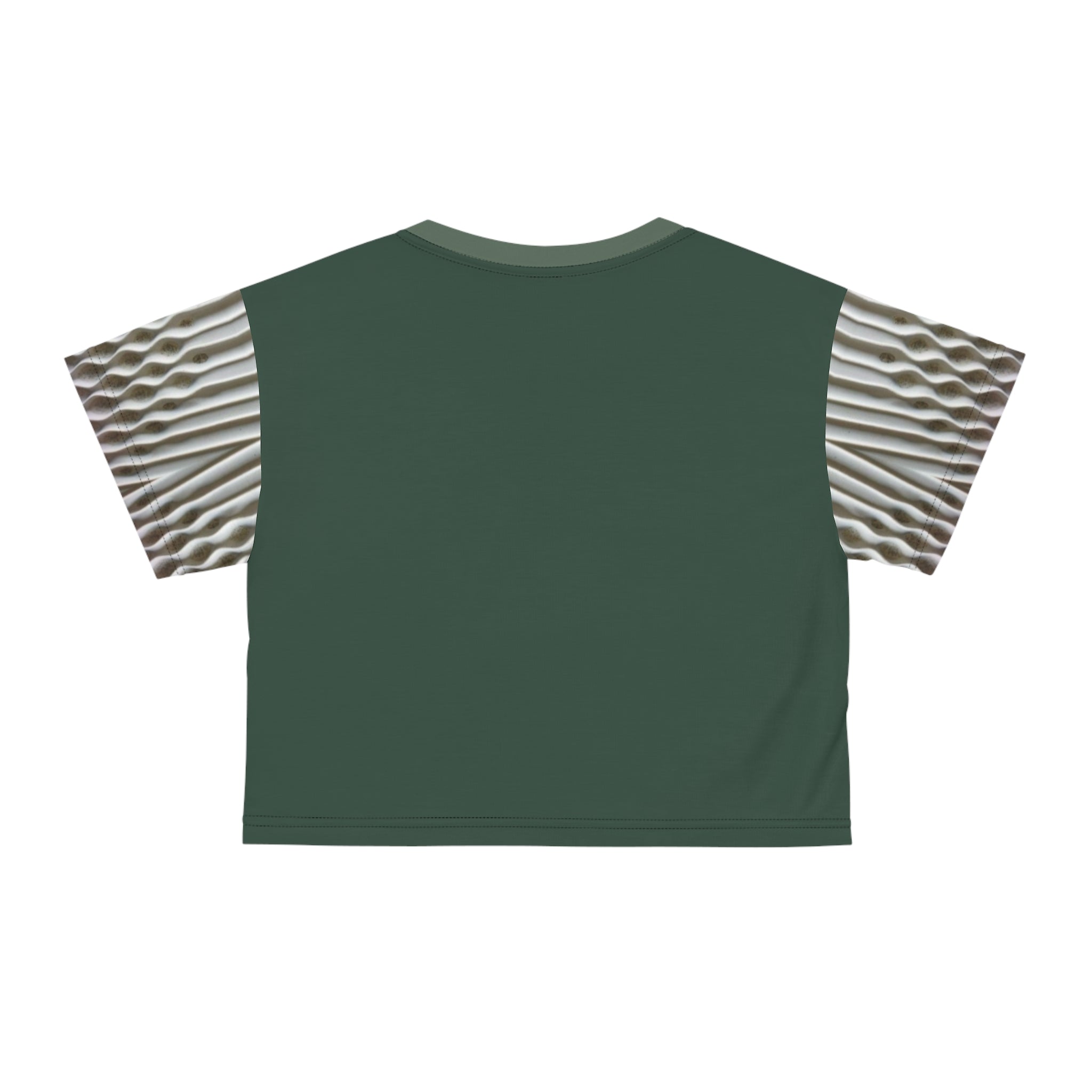 Rich green,Crop Tee (AOP)