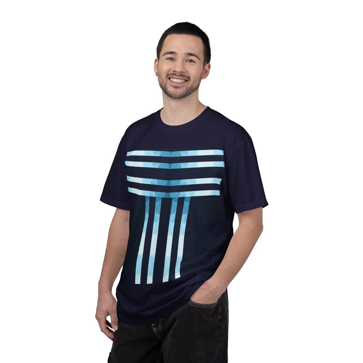 Drift Blue Stripes, T-Shirt