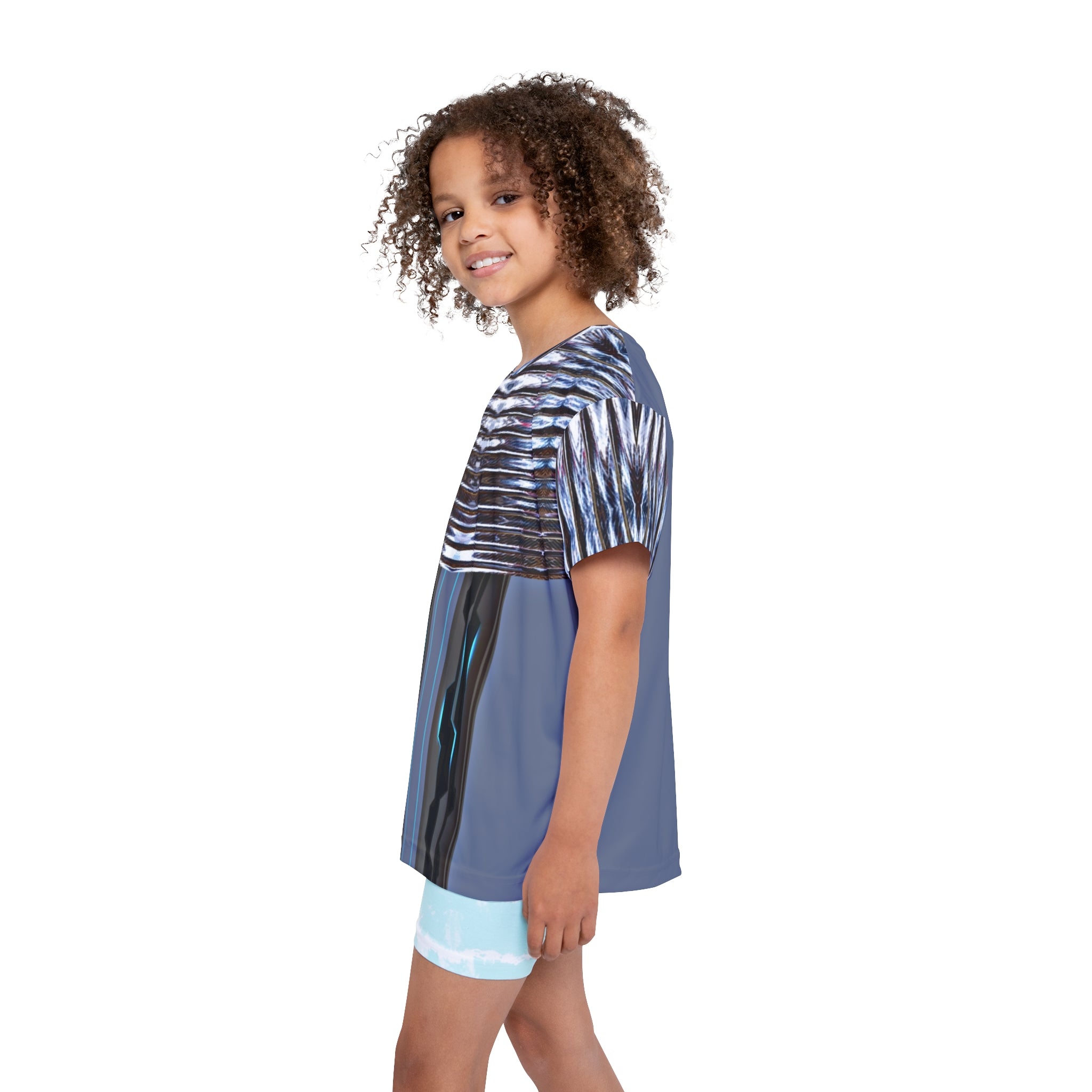 Flash,Stylish Kids Sports Jersey, Unique Youth Athletic Tee, Trendy Sportswear, Perfect for Birthdays, Team Events, Playdates