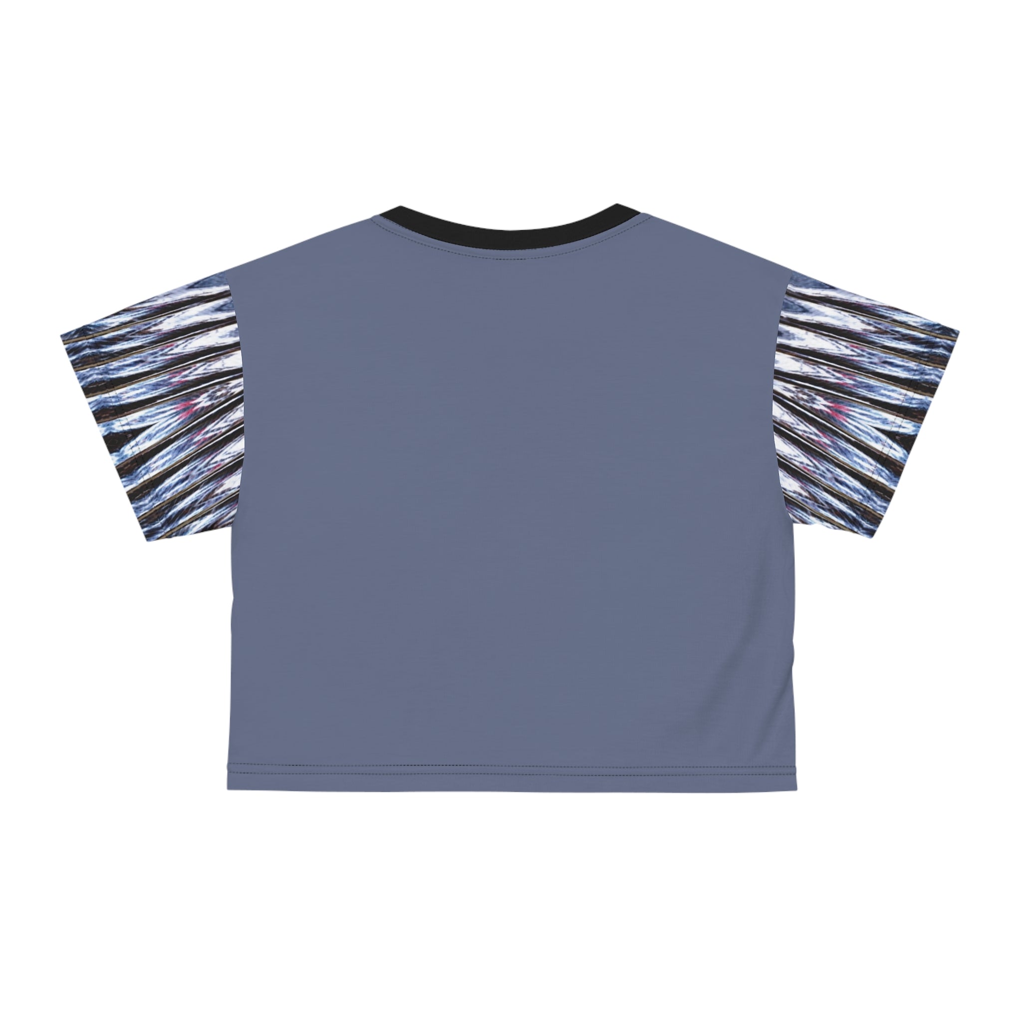 Flash,Stylish Graphic Crop Tee - Trendy AOP Top for Casual Wear, Summer Festivals, Street Style, Unique Gift Idea, Everyday Comfort