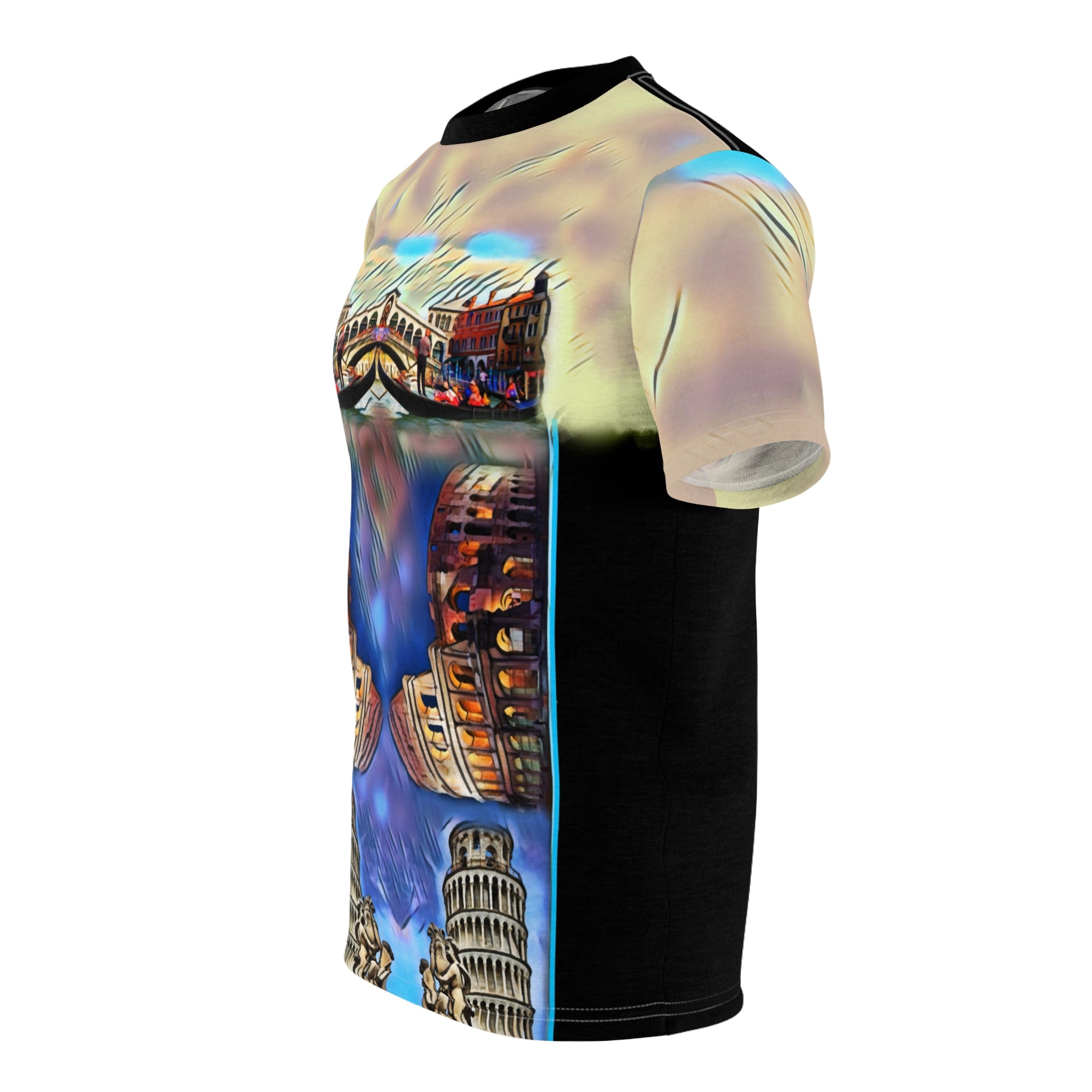 Italy,for men,Unisex Cut & Sew Tee (AOP)