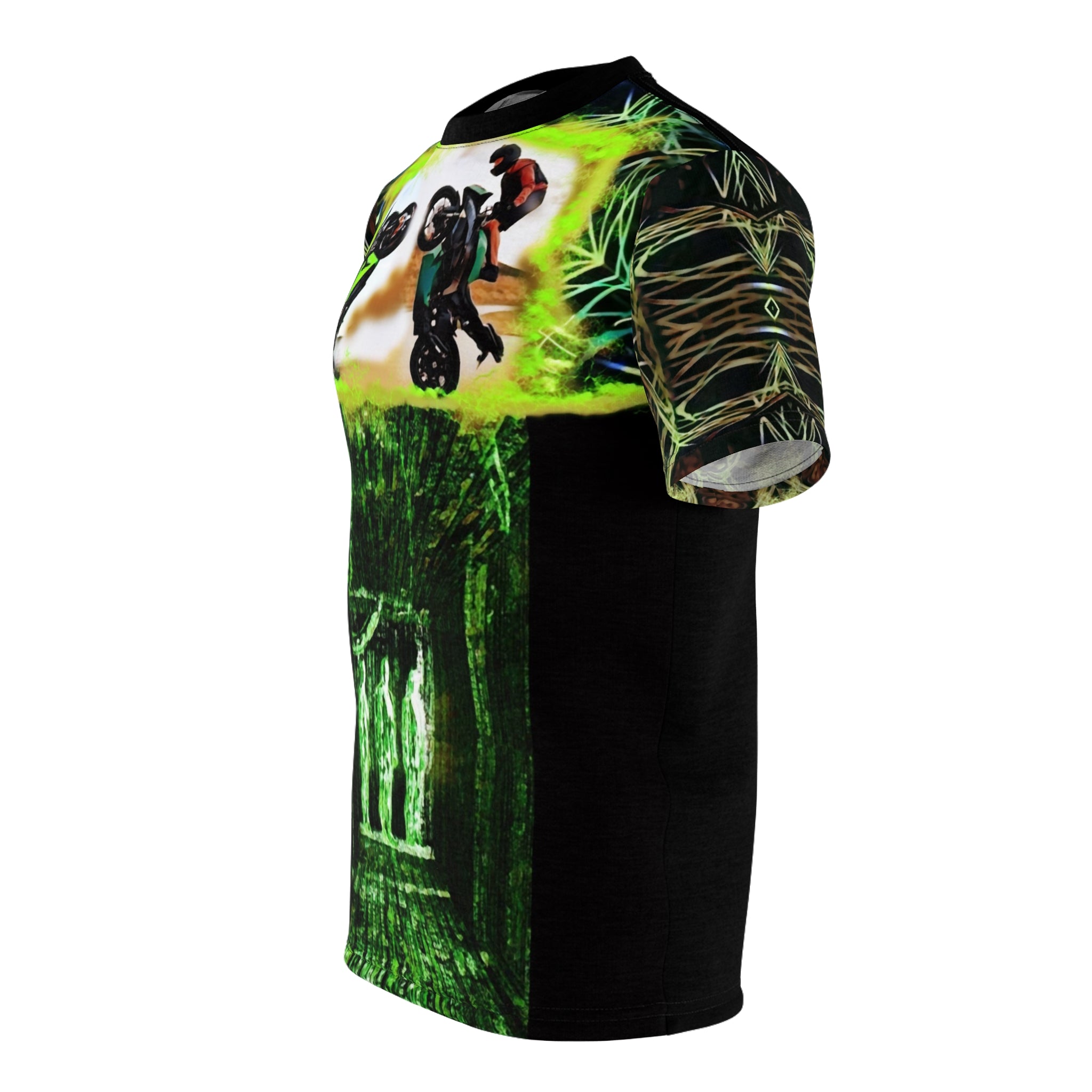 Sport Motorcyles,for men,Unisex Cut & Sew Tee (AOP)