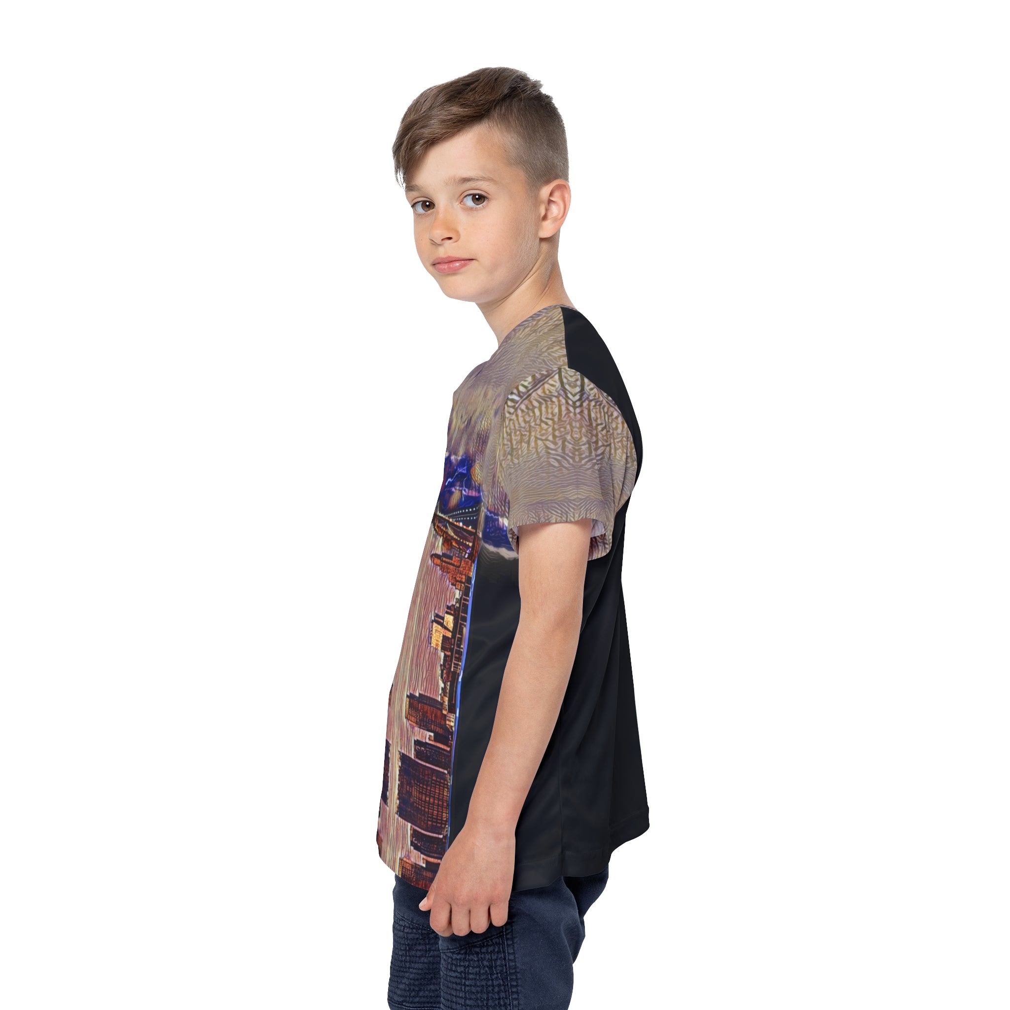 NY Brooklyn,Kids Sports Jersey (AOP)