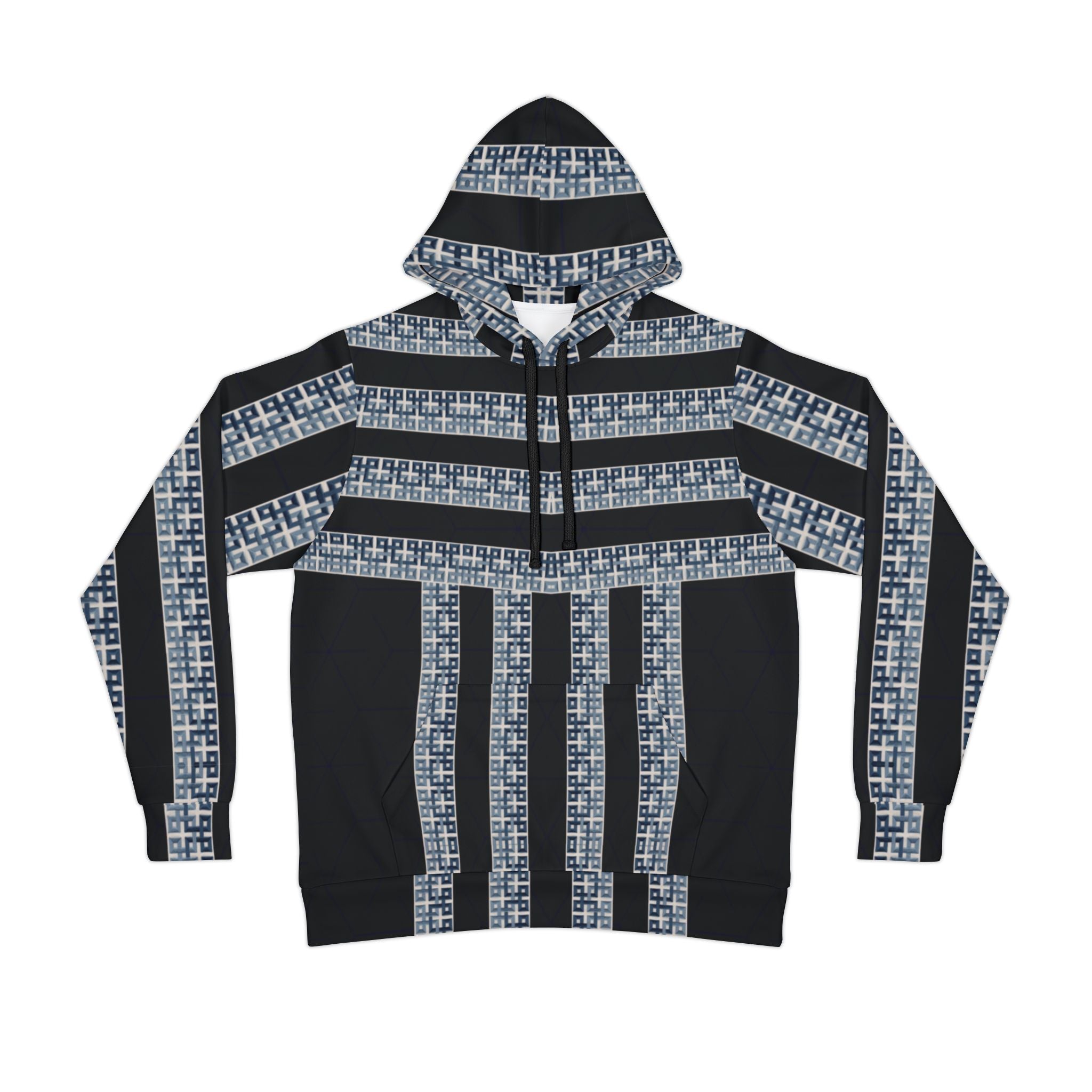Blue Cube Athletic Hoodie
