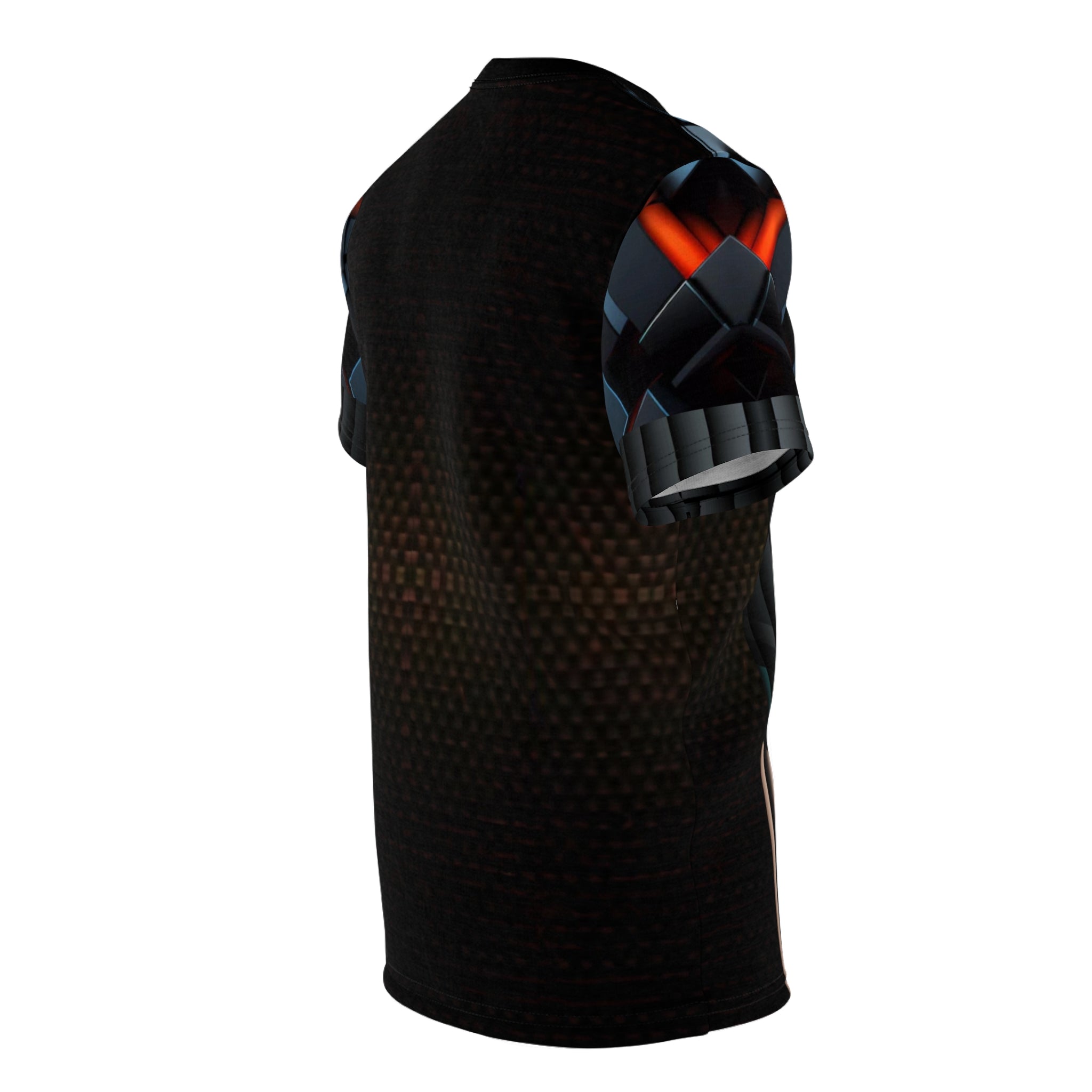 Orange cube for men,Unisex Cut & Sew Tee (AOP)