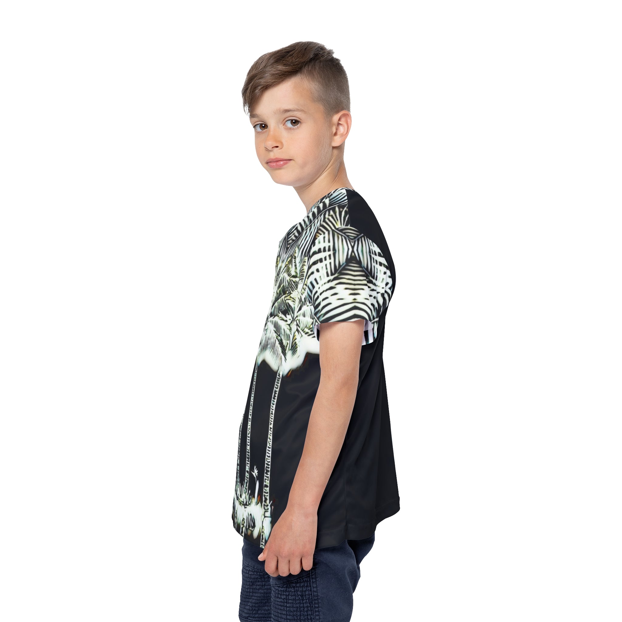 Rifka,Cool Kids Sports Jersey, Tropical Vibes Shirt, Youth Athletic Wear, Team Spirit Shirt, Summer Sports Apparel