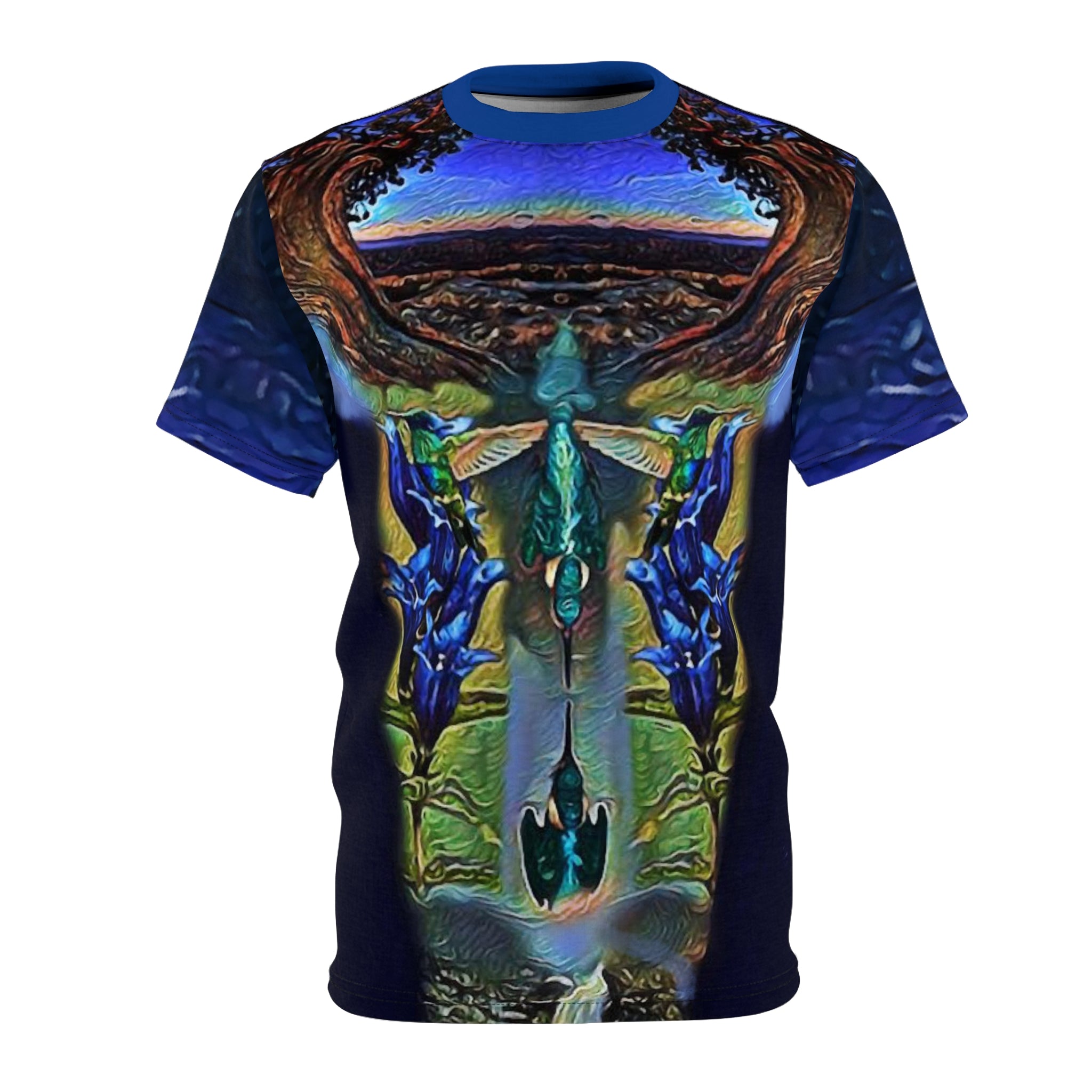Hummigbird,for men,Unisex Cut & Sew Tee (AOP)