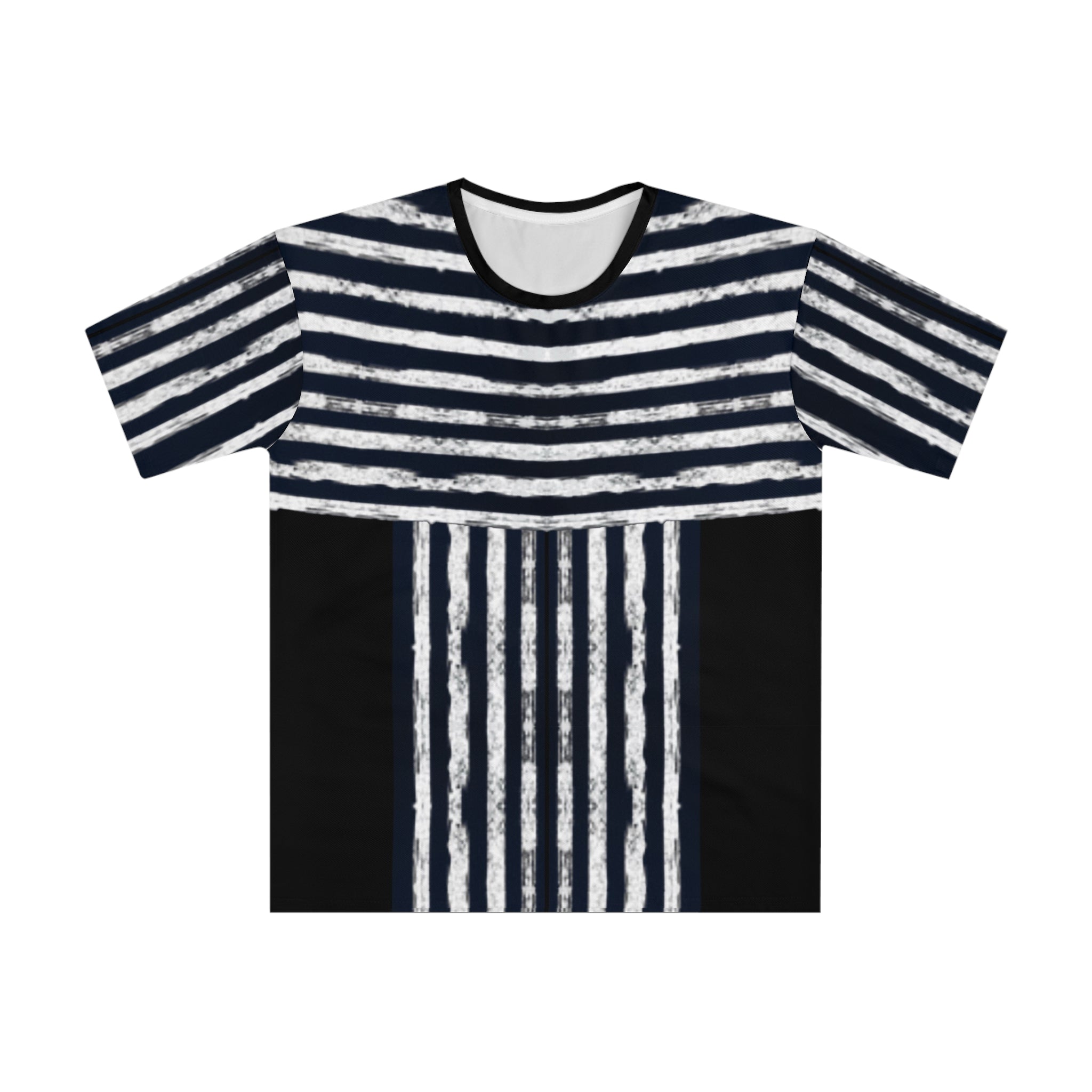White Scratch Lines T-Shirt