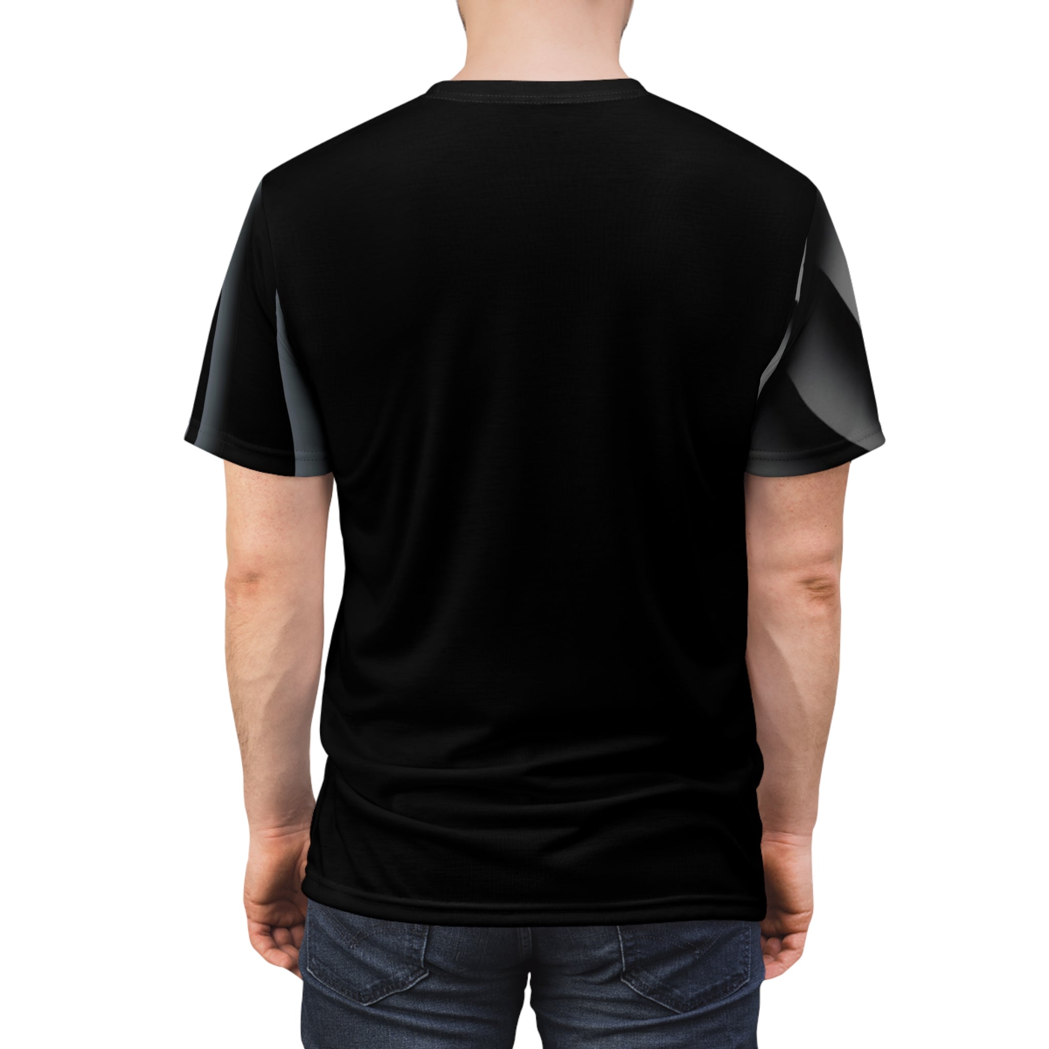 Gray Cube,Unisex Cut & Sew Tee (AOP)