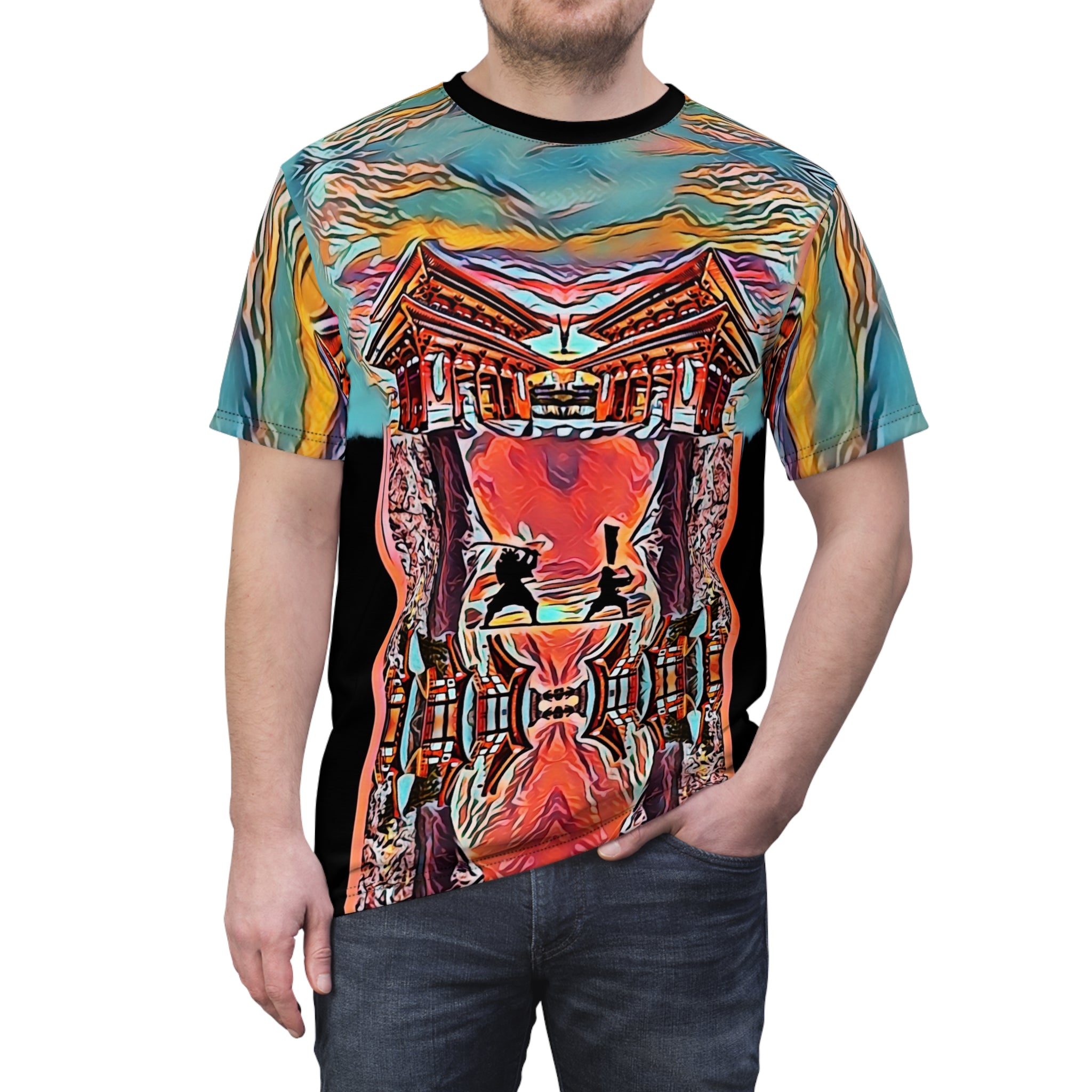 Japan,Unisex Cut & Sew Tee (AOP)