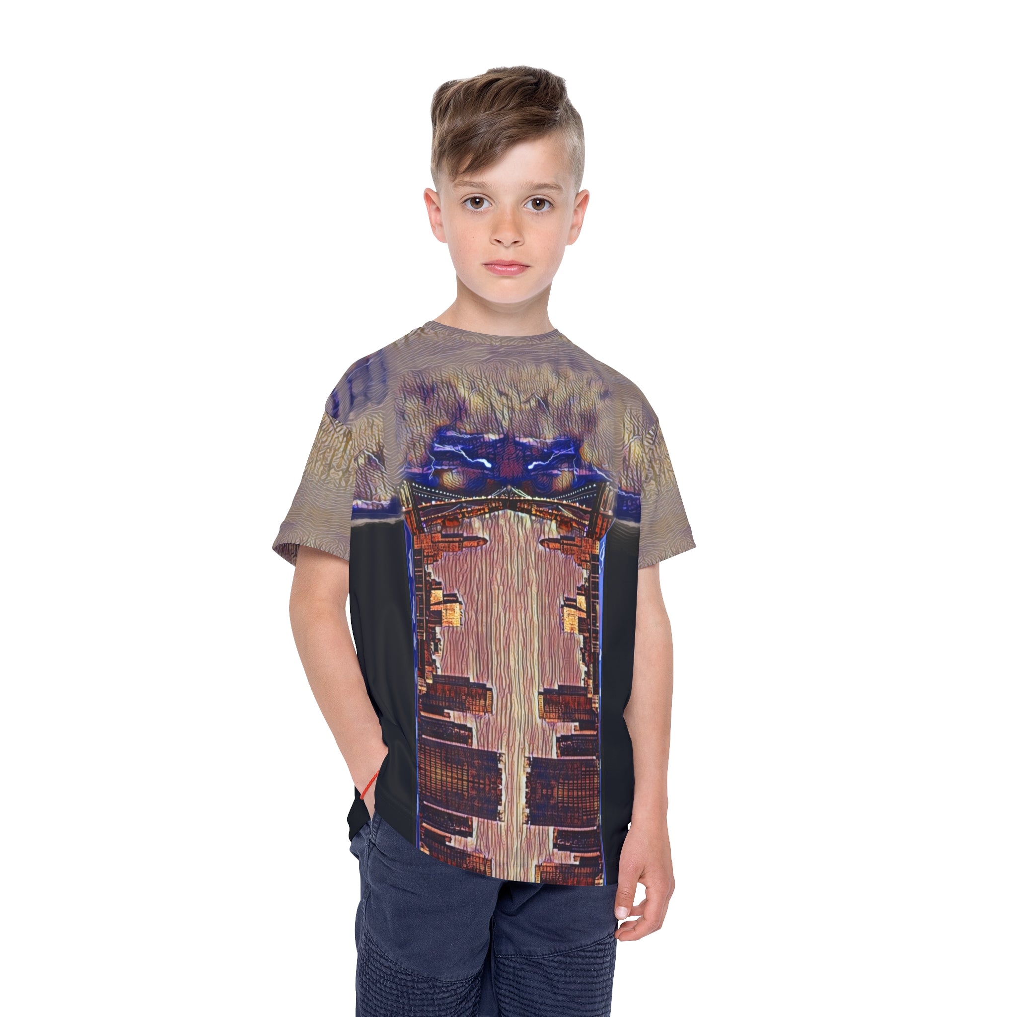NY Brooklyn,Kids Sports Jersey (AOP)