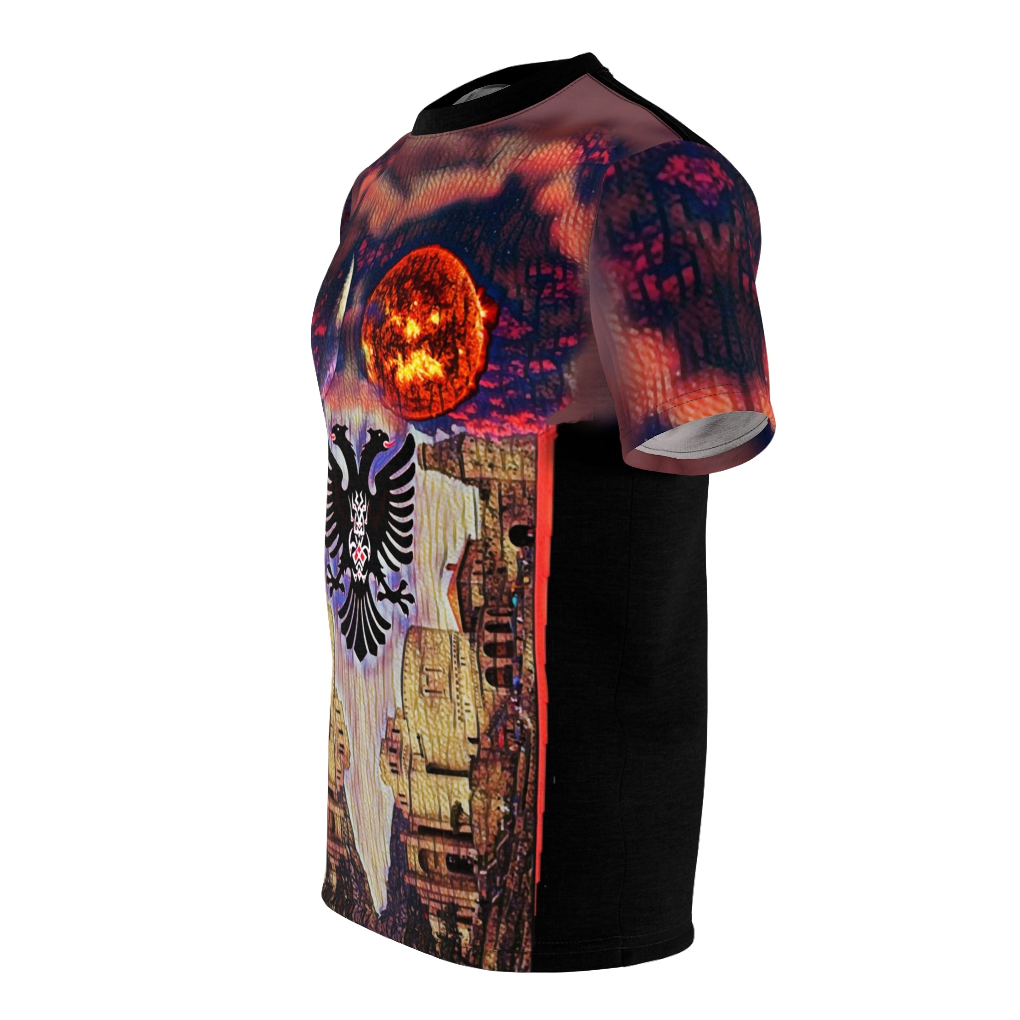 Albania,Unisex Cut & Sew Tee (AOP)