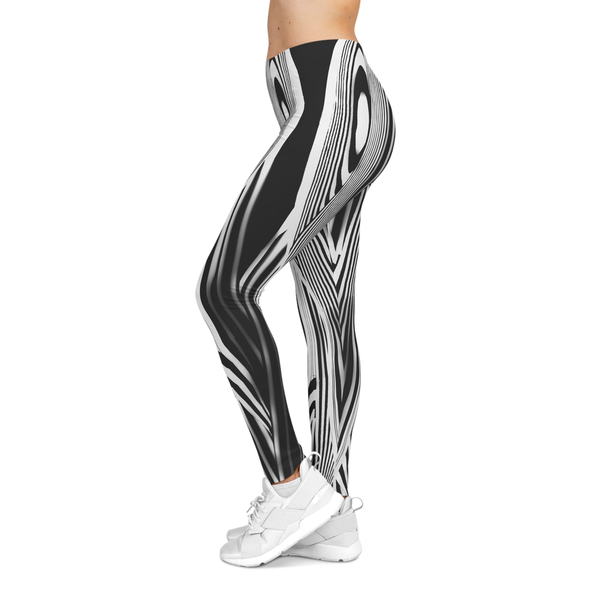 White 3D line,Women&