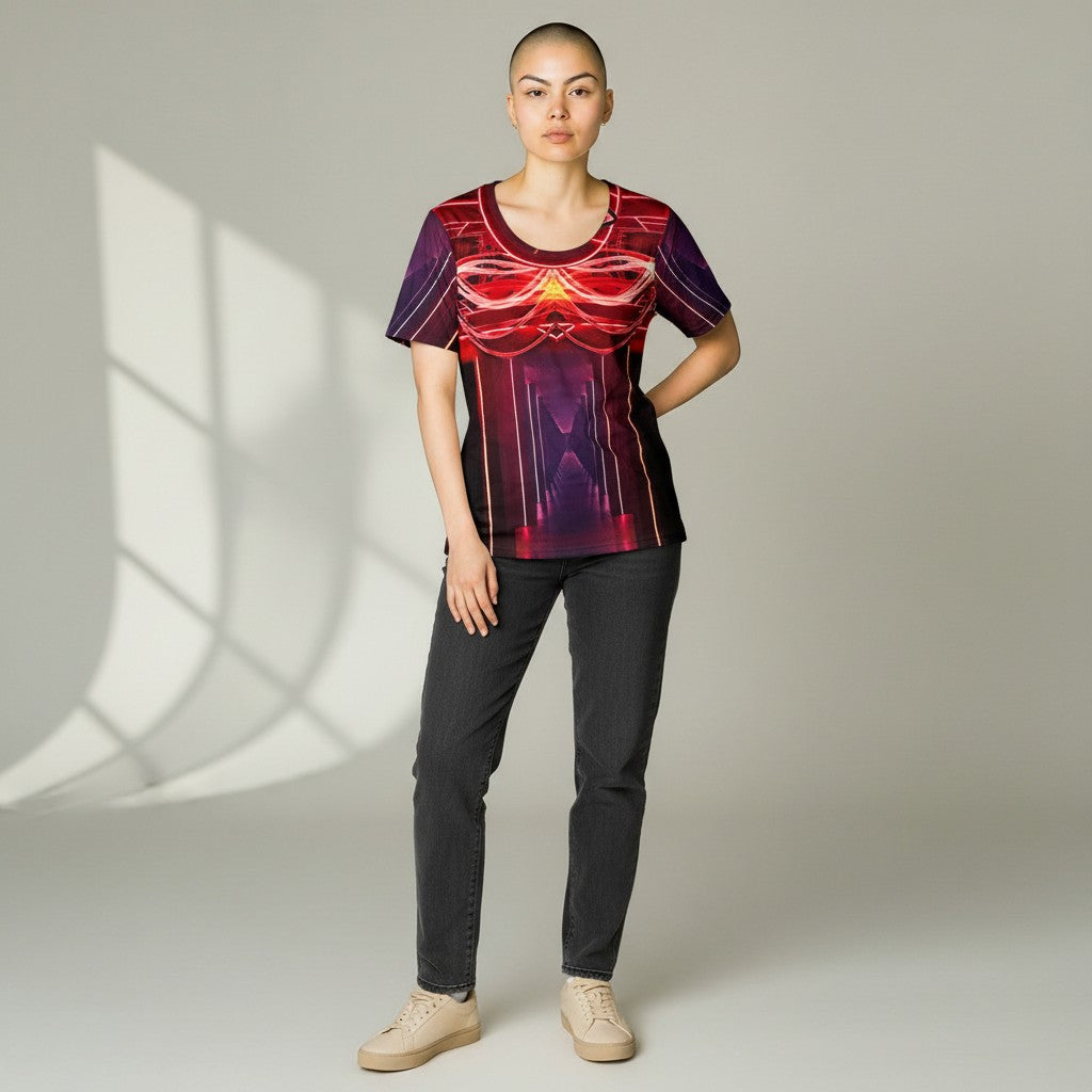 Surge Crimson Tee — Women&