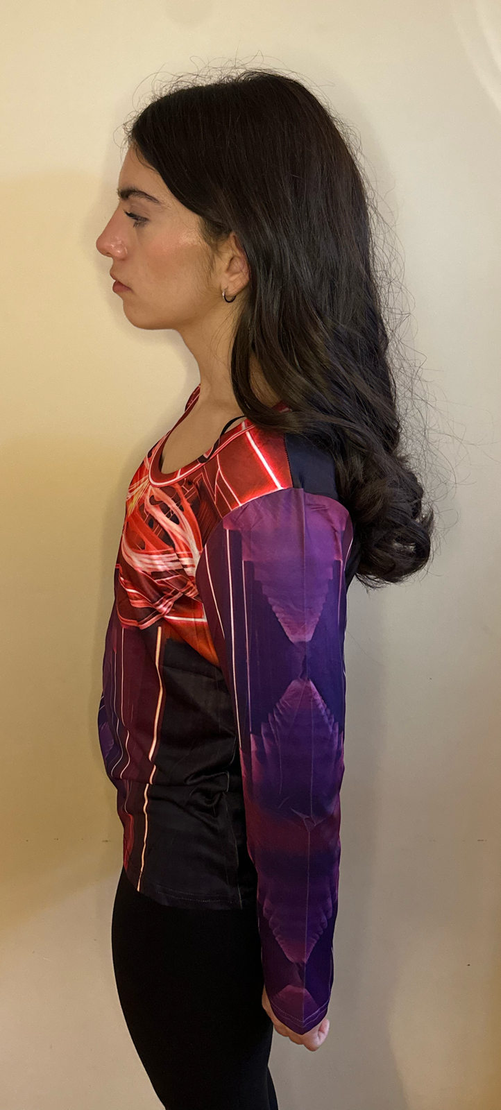 Red Power,Style:O-neck,Long sleeve for Women