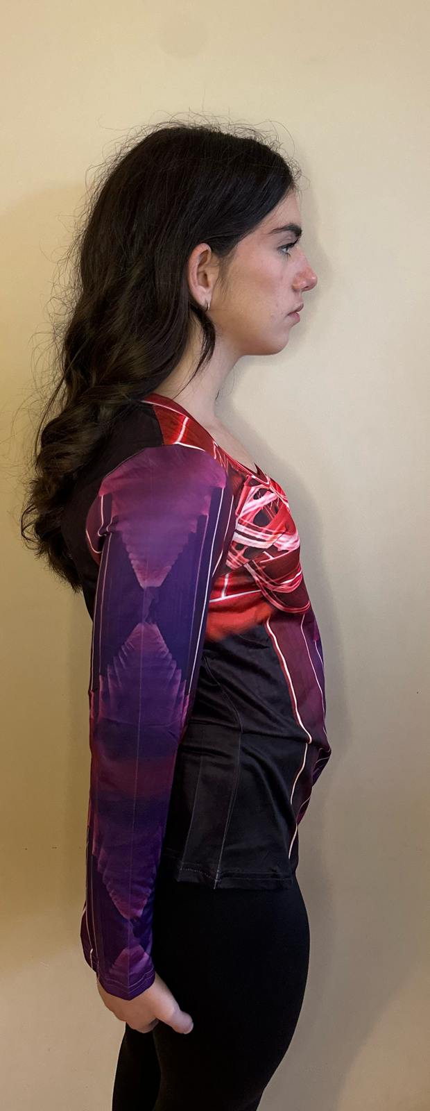Red Power,Style:O-neck,Long sleeve for Women