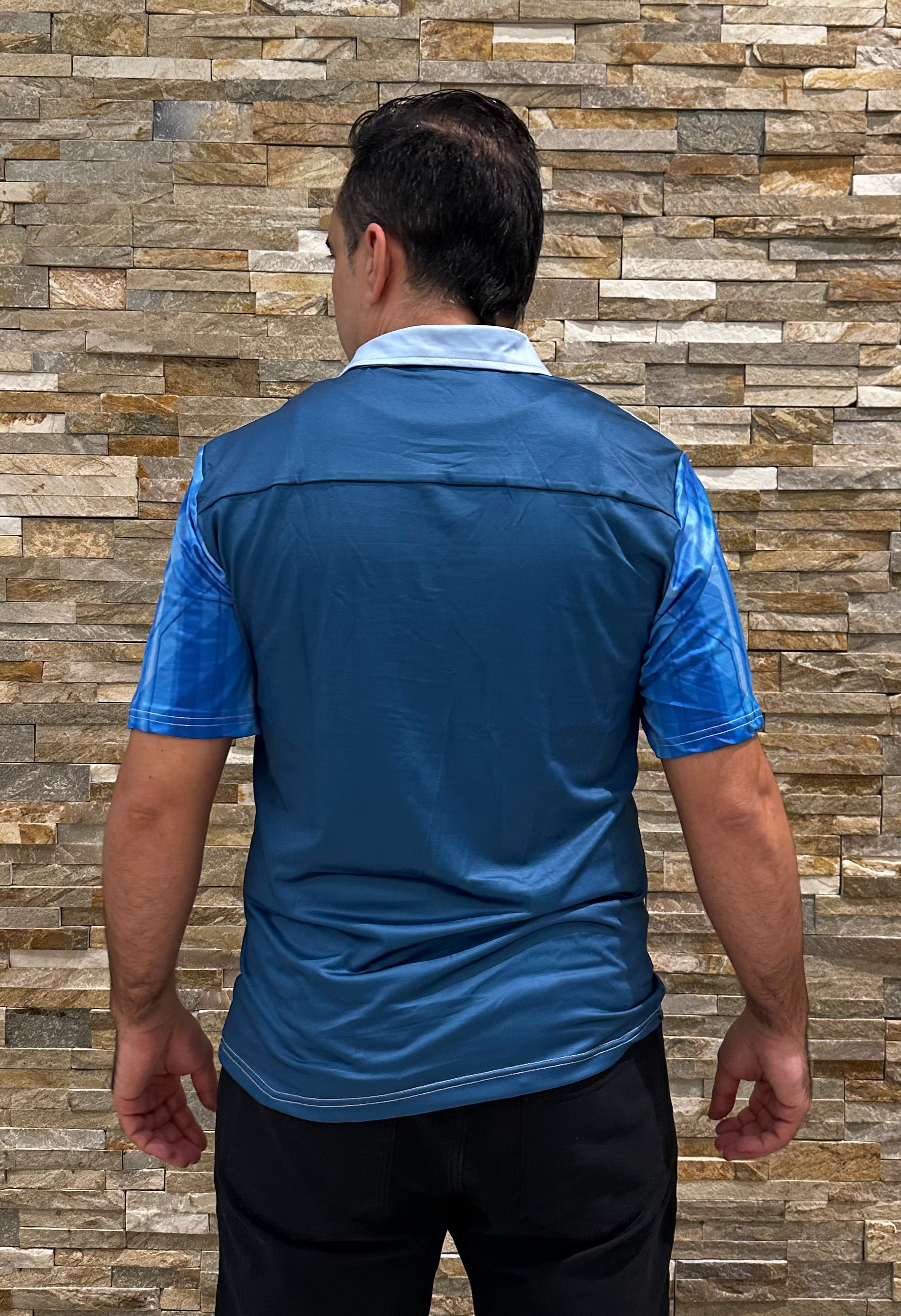 Blue line,Casual shirt,Short sleeve for Men