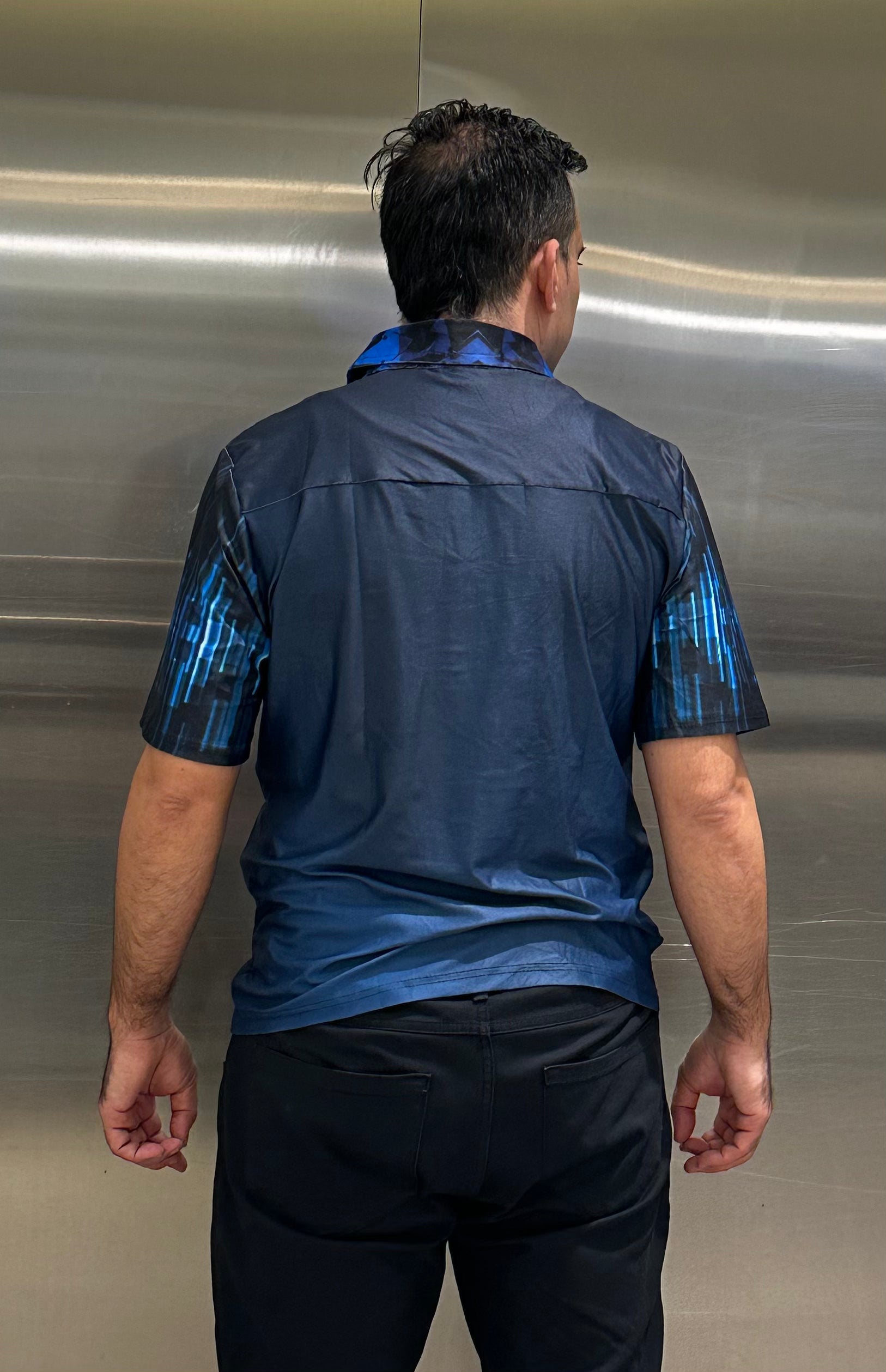 Blue Cube,Casual shirt,Short sleeve for Men