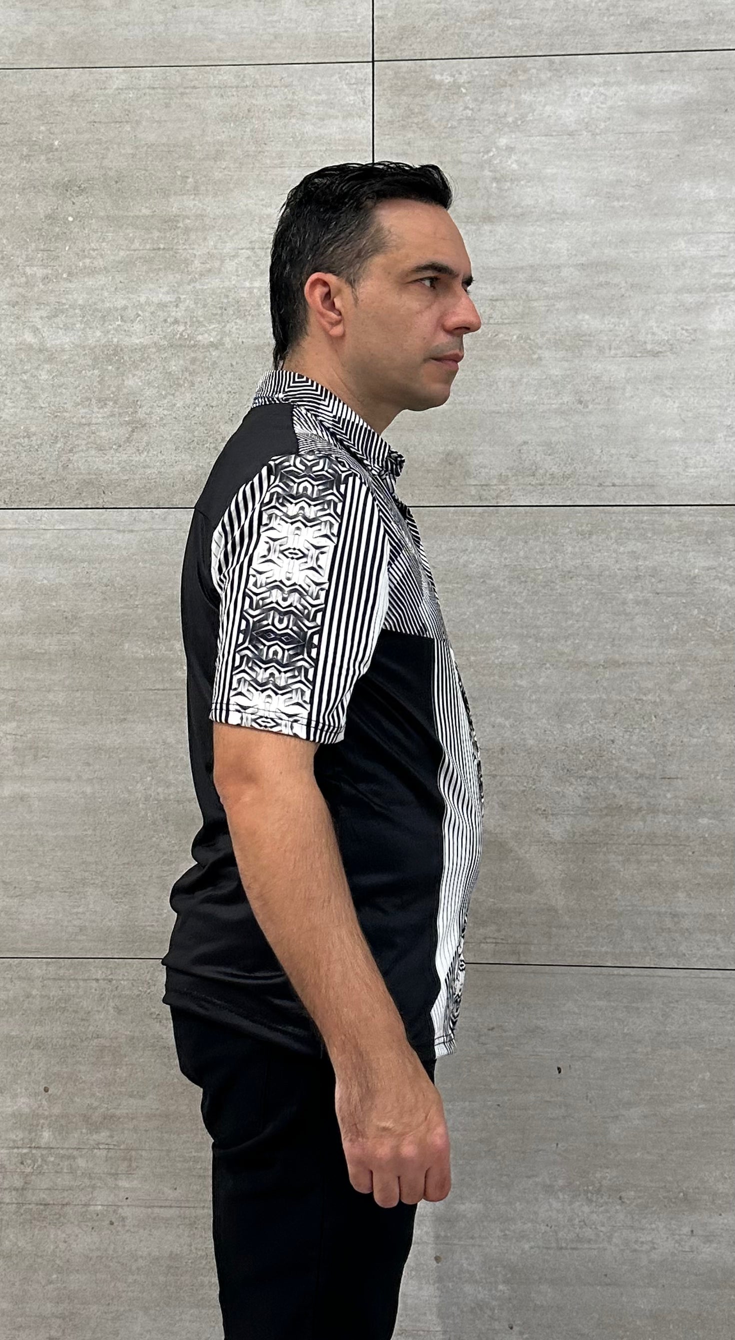 Silver cube,Casual shirt,Short sleeve for men