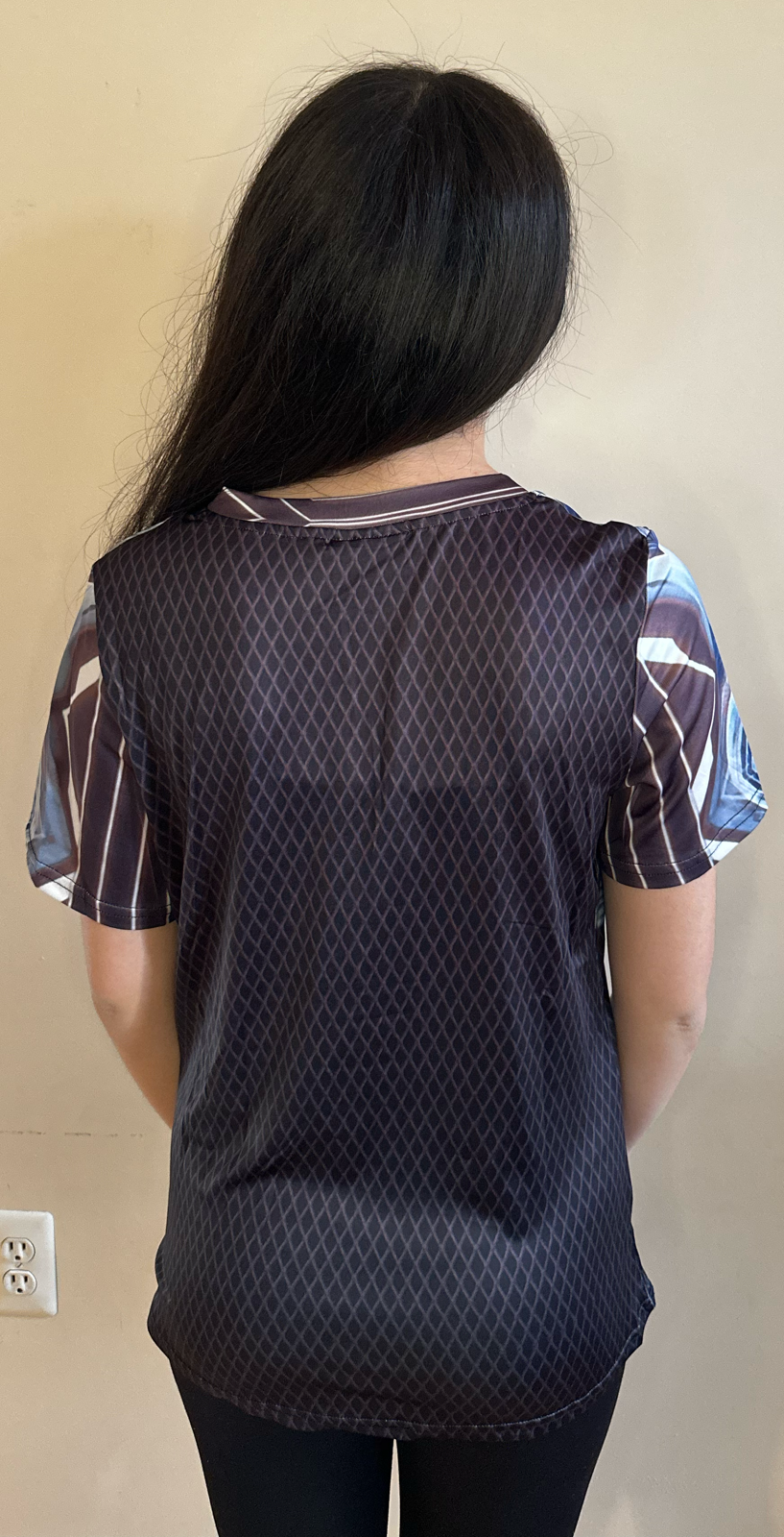 Ice Door,Style:V-neck,Short sleeve for Women